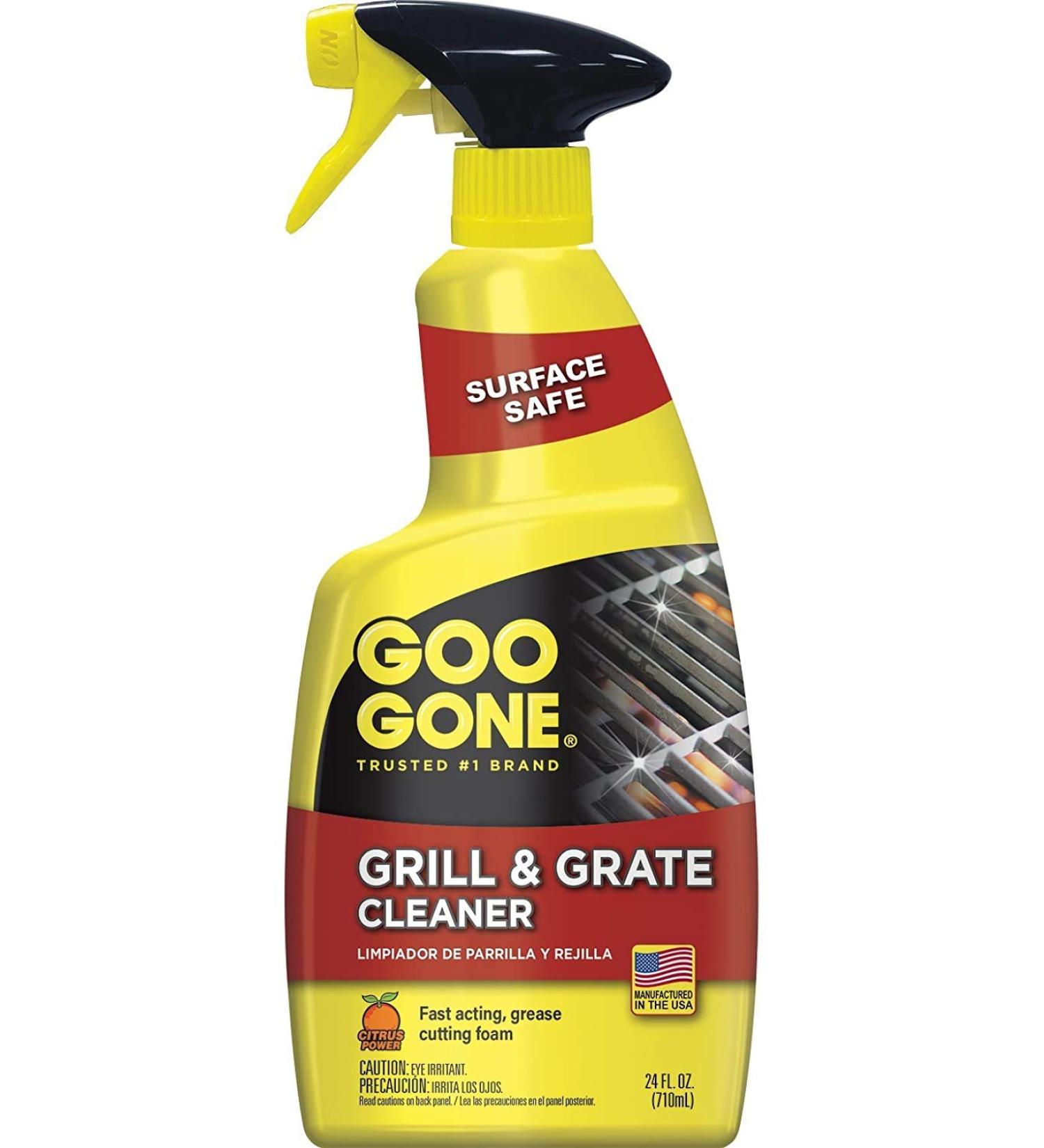 Goo Gone Grill & Grate Cleaner - Cleans Cooking Grates & Racks - 24 Fl. Oz. 4 Pack