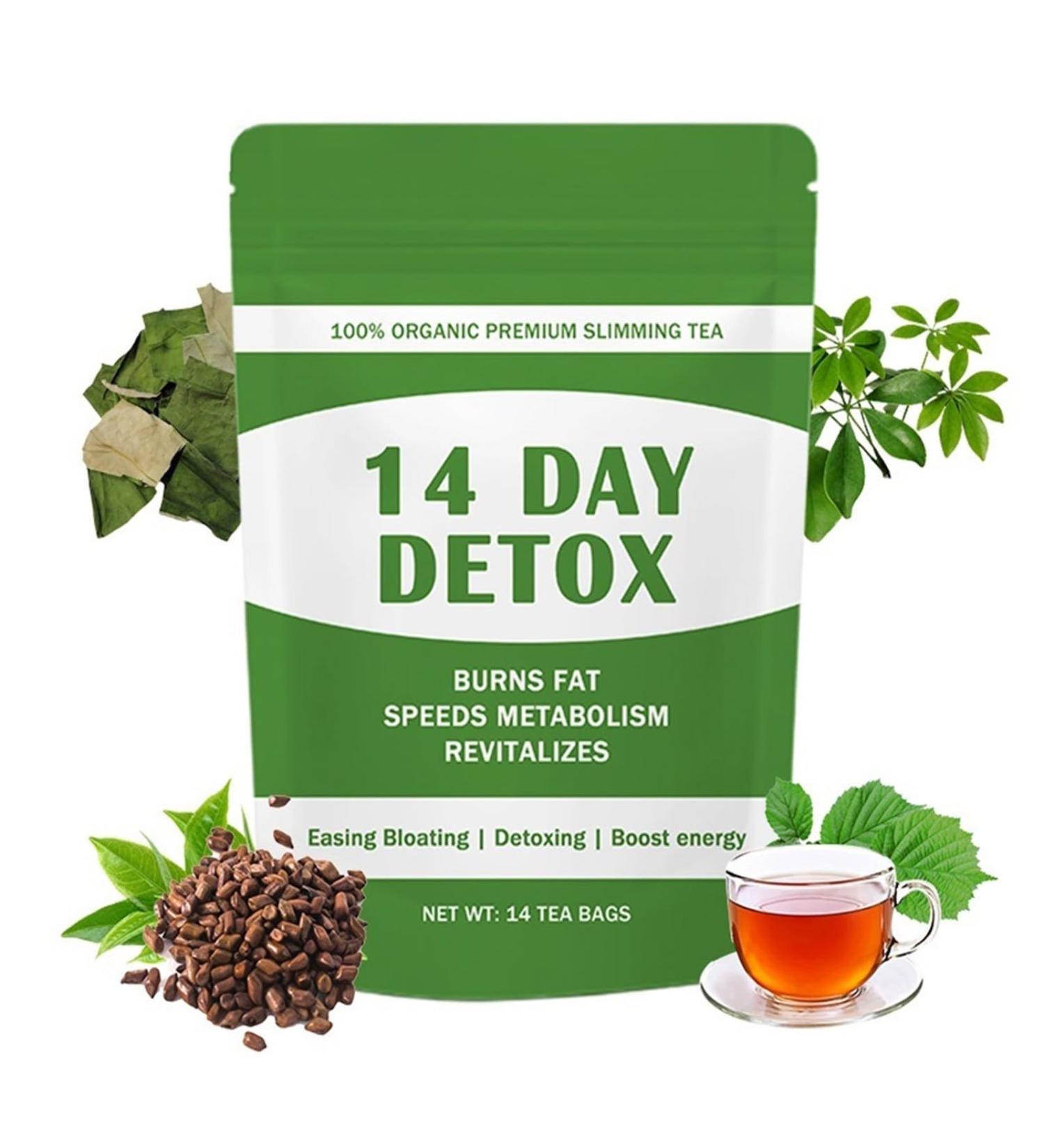 KLYso 14 Day Detox Tea Natural Herbal Cleansing Tea for Refreshing Body and Metabolism Support3PCS - Buy Online on GoSupps.com
