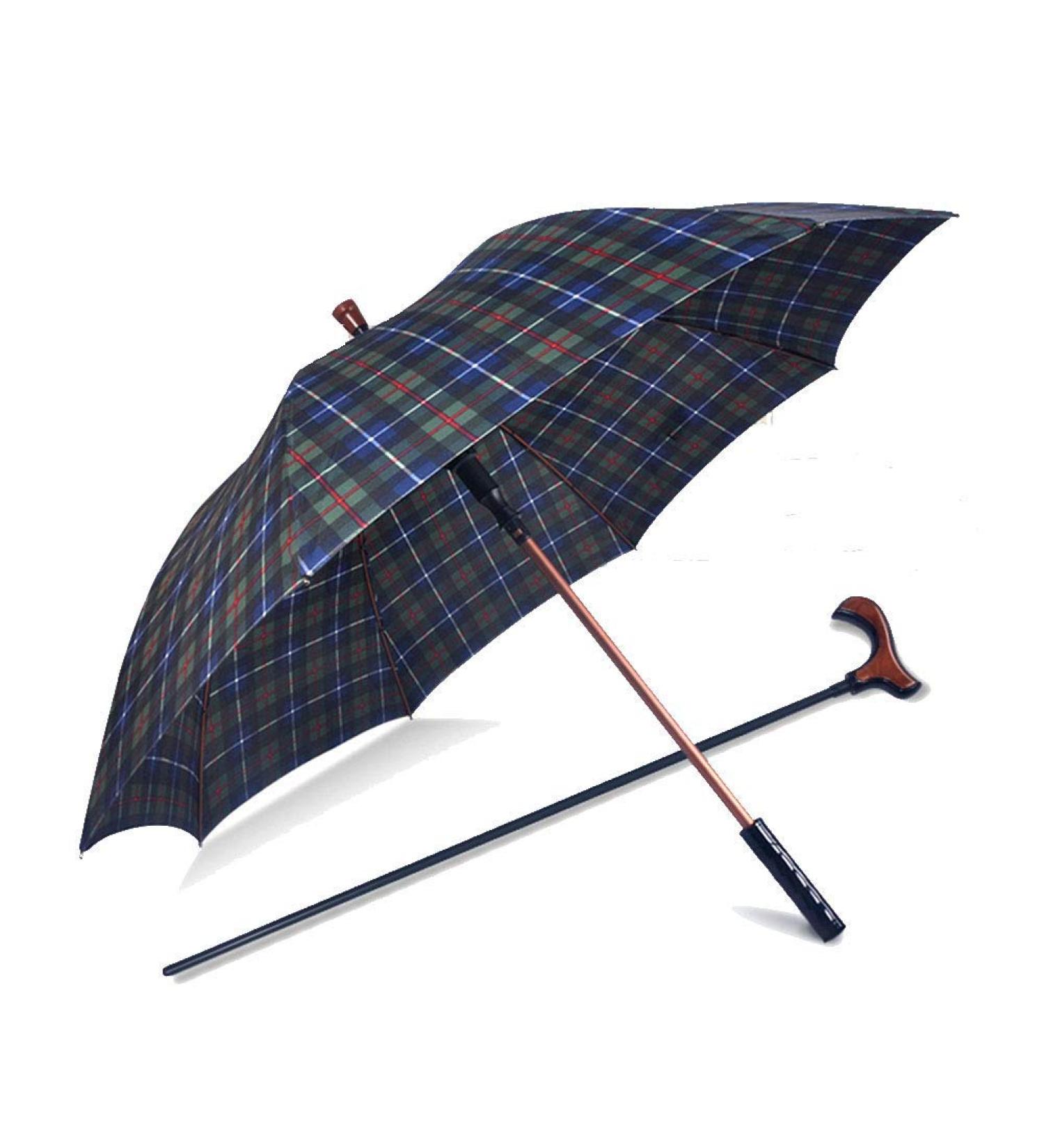 BJH Walking Stick with LED Light Aluminium Adjustable Walking Stick Umbrella Interesting - Buy Online on GoSupps.com
