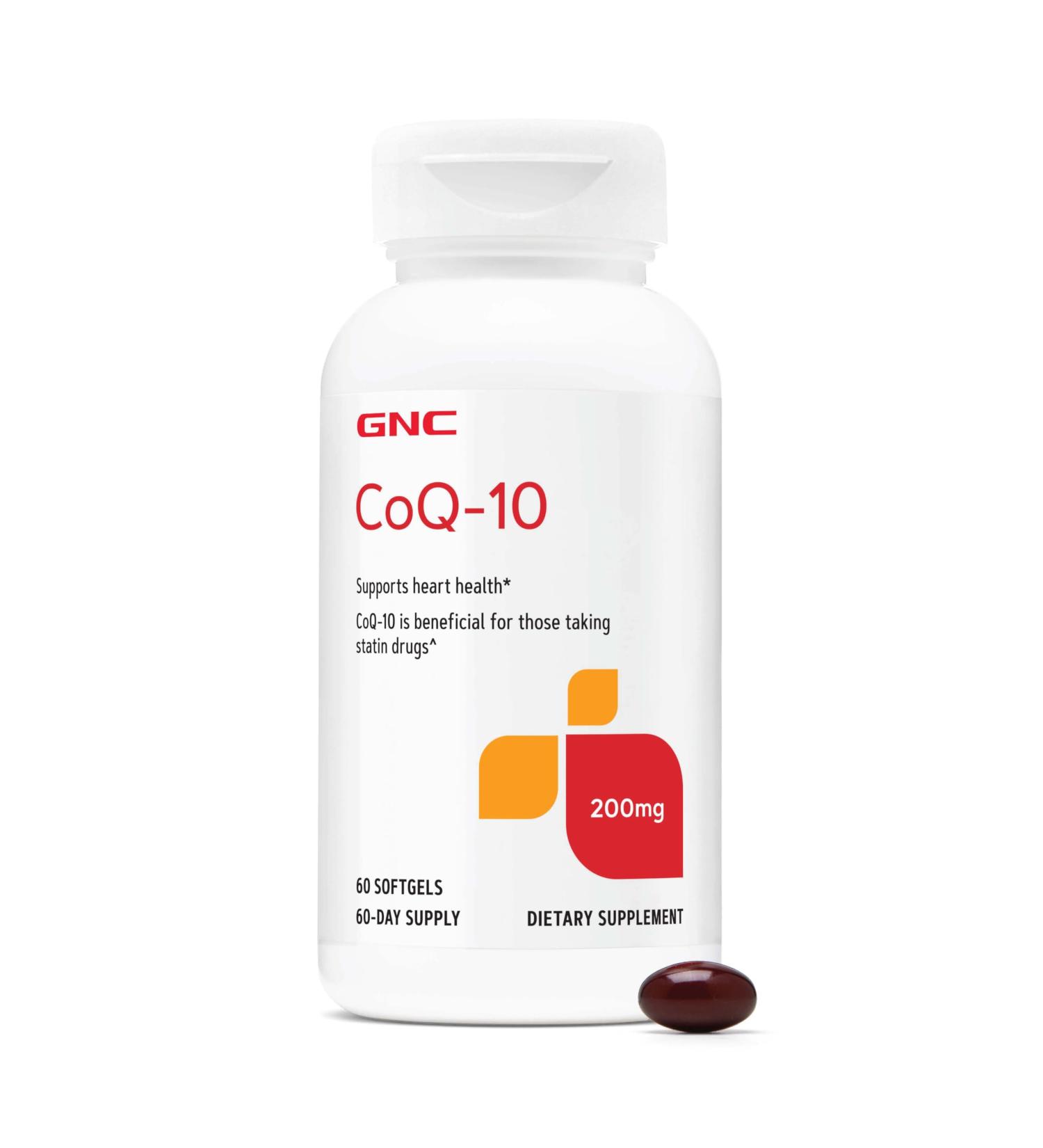 GNC CoQ10 400mg Supplement Supports Heart Health 60 Servings 60 Count New - Buy Online on GoSupps.com