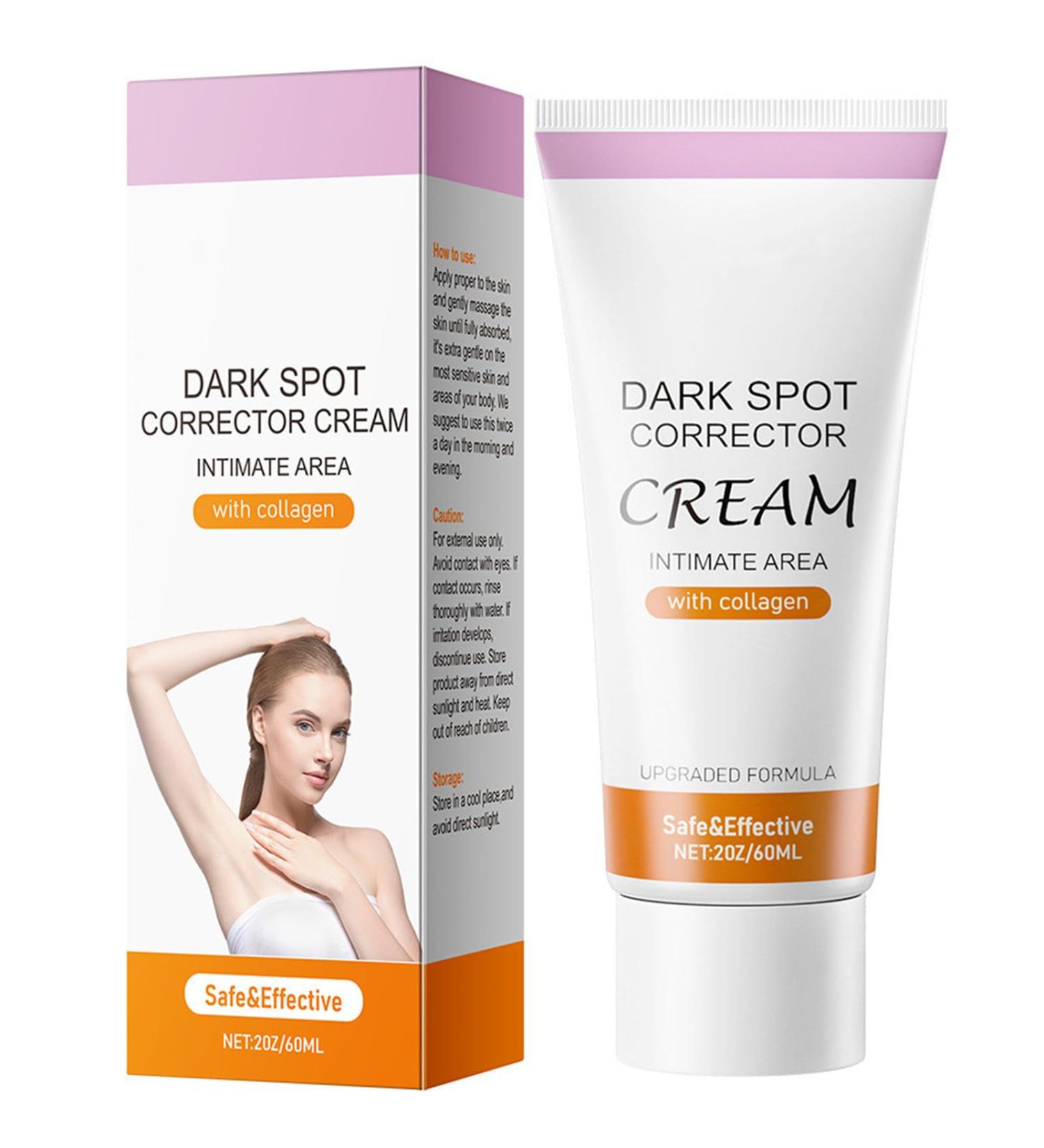 Skin Whitening Cream | Armpit & Underarm Lightening | Dark Spot Corrector for Body | 2oz Intimate Area Bleaching Solution - Buy Online on GoSupps.com