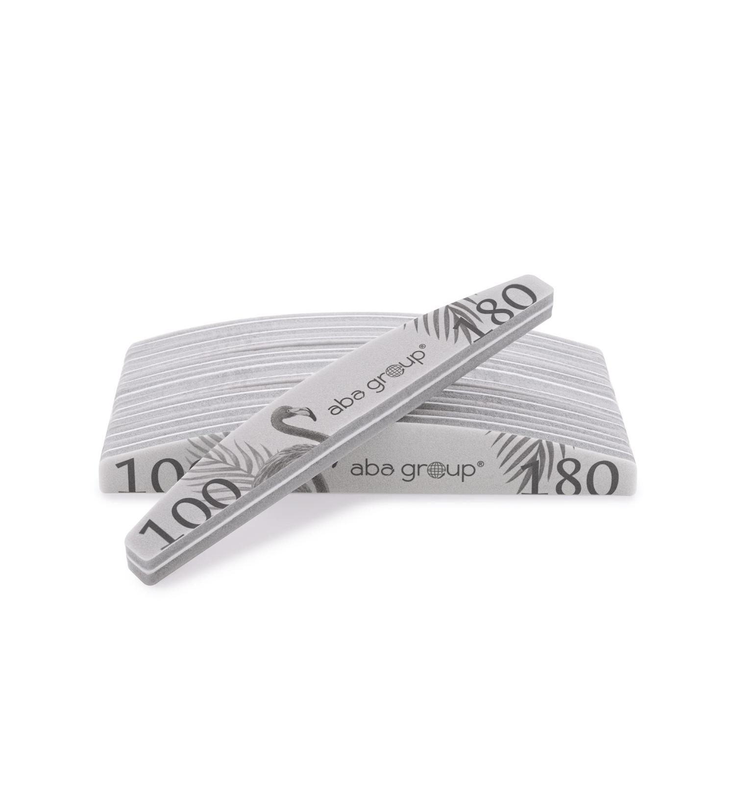 ABA Group 10-Piece Professional Nail Polisher Set - Premium Polishing Blocks for Manicure & Pedicure - Durable & Precise - Made in EU - 100/180 Grit Crescent Moon Gray - Buy Online on GoSupps.com