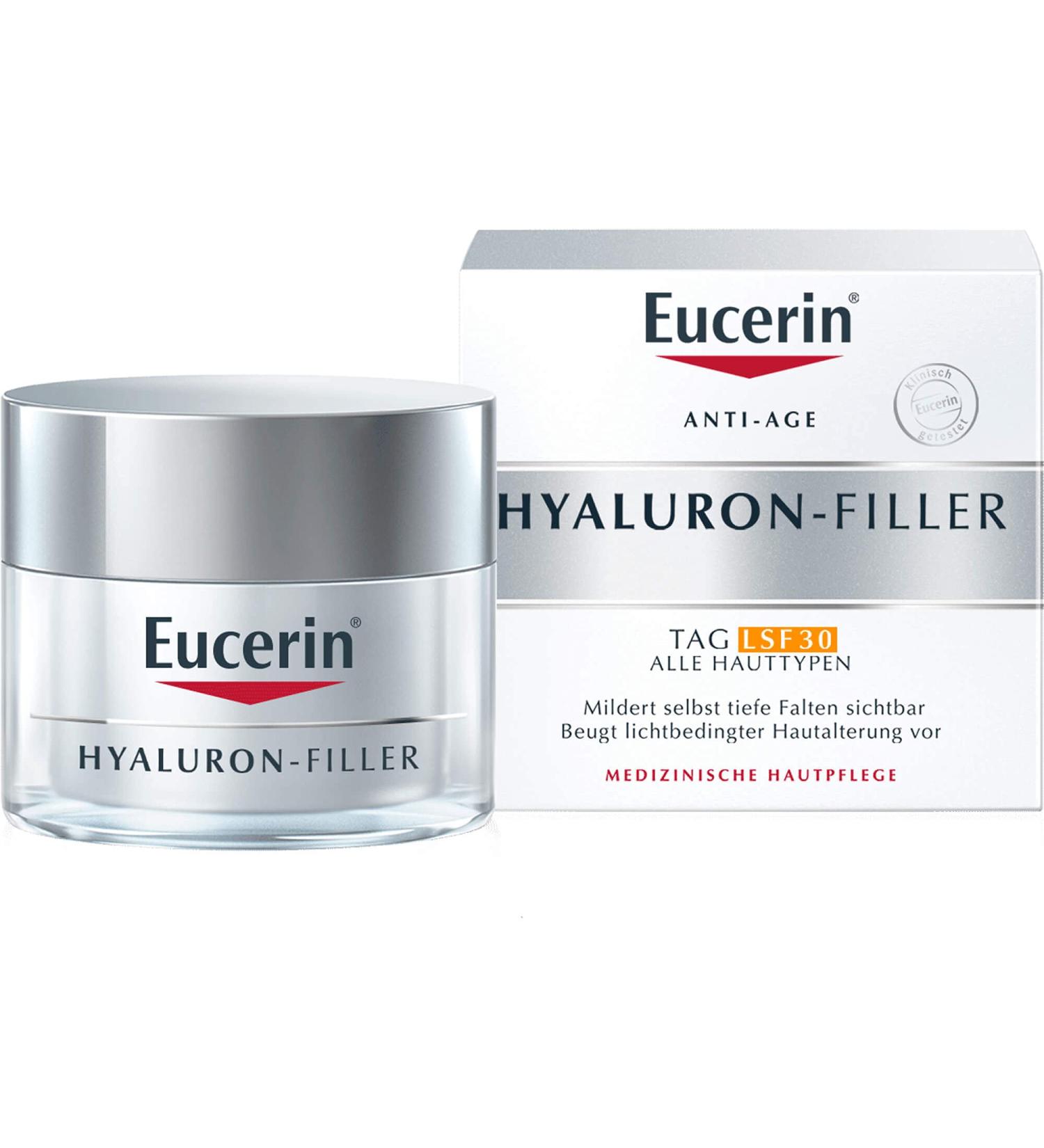 Eucerin Anti-Age Hyaluronic Filler Day SPF 30 50 ml Cream - Buy Online on GoSupps.com