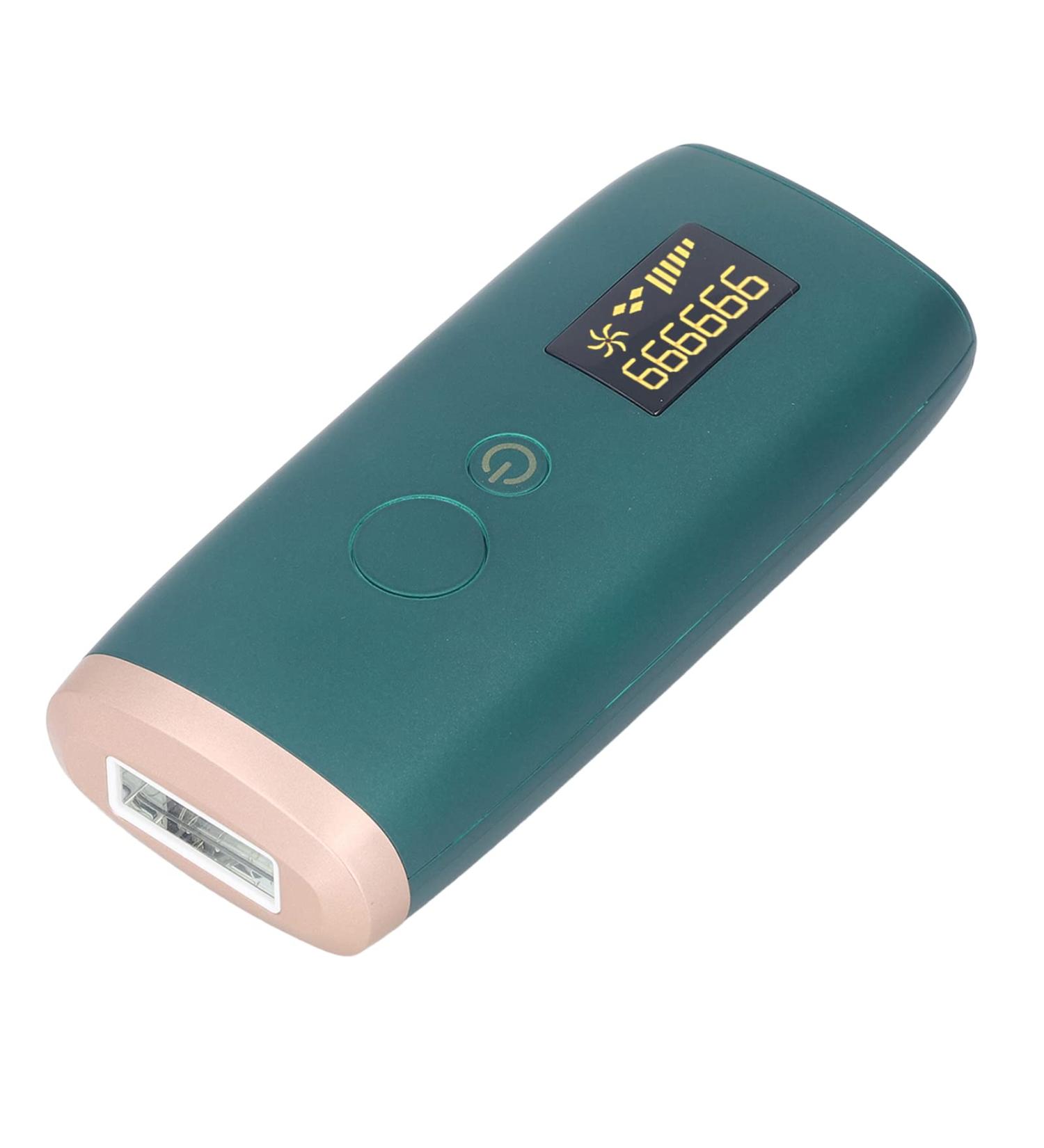Pain-Free Hair Remover Device with Green LCD 5 Modes Ergonomic Handle - Safe Home Use (EU 100 240V) - Buy Online on GoSupps.com
