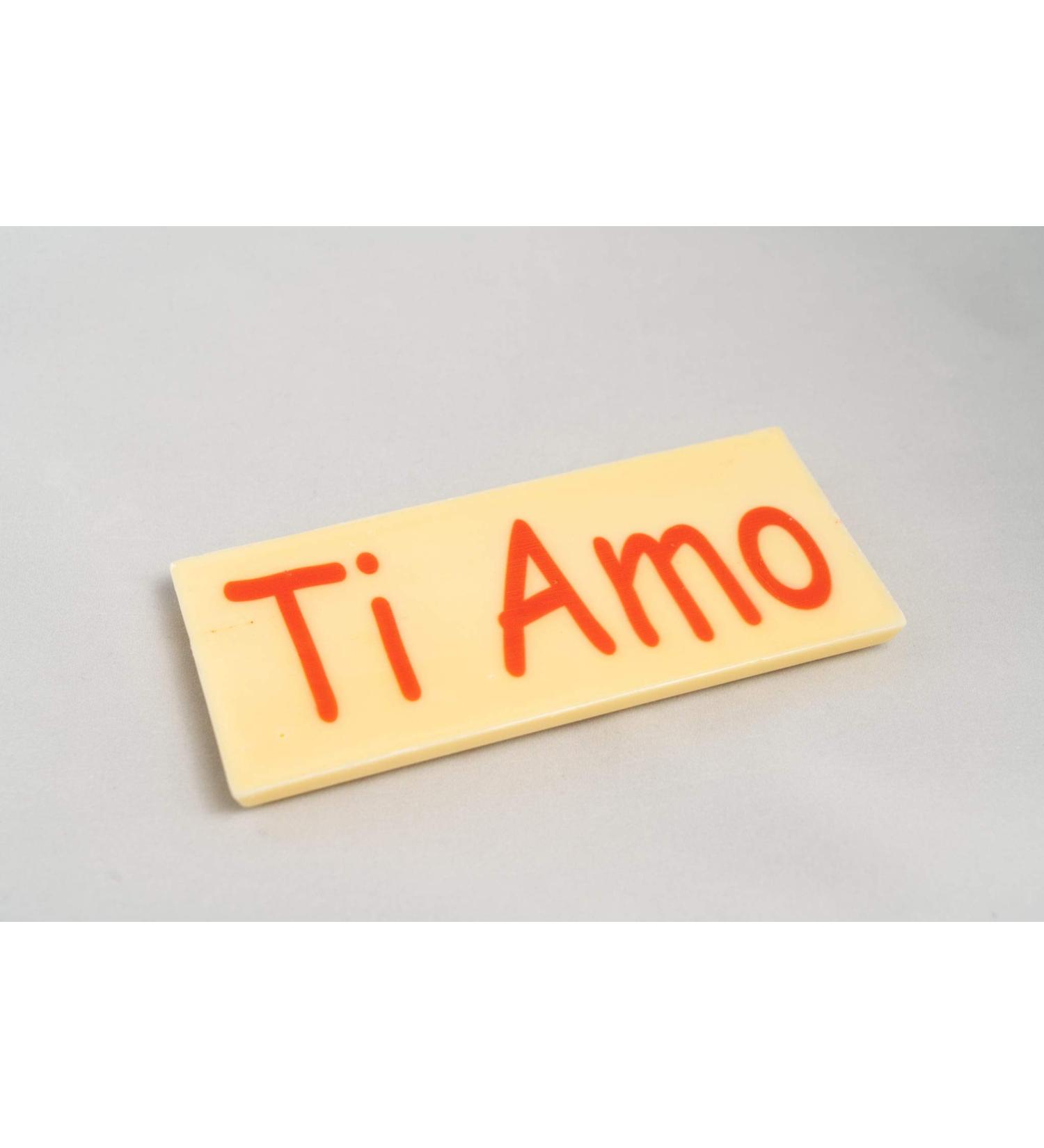 Momenti Gommosi CHOCOLATE BARRETTE 60g SMALL SIZE Je t'aime (per piece)