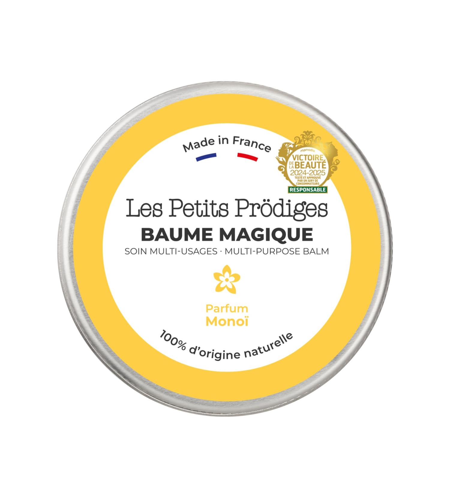  Les Petits Prodiges Multi-Purpose Magic Monoi Balm 30ml - Moisturizing Care for Body Face and Hair - 100% Natural - All Skin Types - Made in France - Not Tested on Animals - Recyclable Packaging - LES PETITS PRODIGES - Buy Online on GoSupps.com