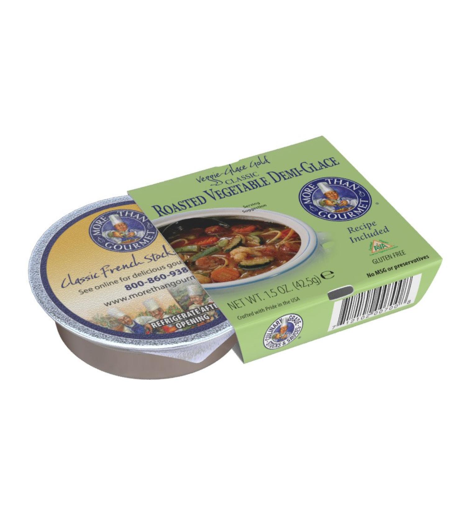 More Than Gourmet Roasted Vegetable Demi-Glace 1.5 oz (Pack of 6) - Savory Classic Flavor - Buy Online on GoSupps.com