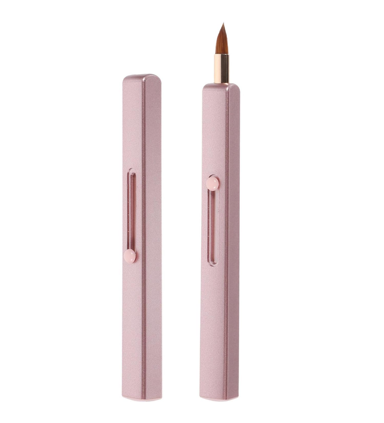Beavorty 2pcs Lip Gloss Lipstick Applicator & Concealer Brush - Pink Makeup Tool for Women | International Shipping - Buy Online on GoSupps.com