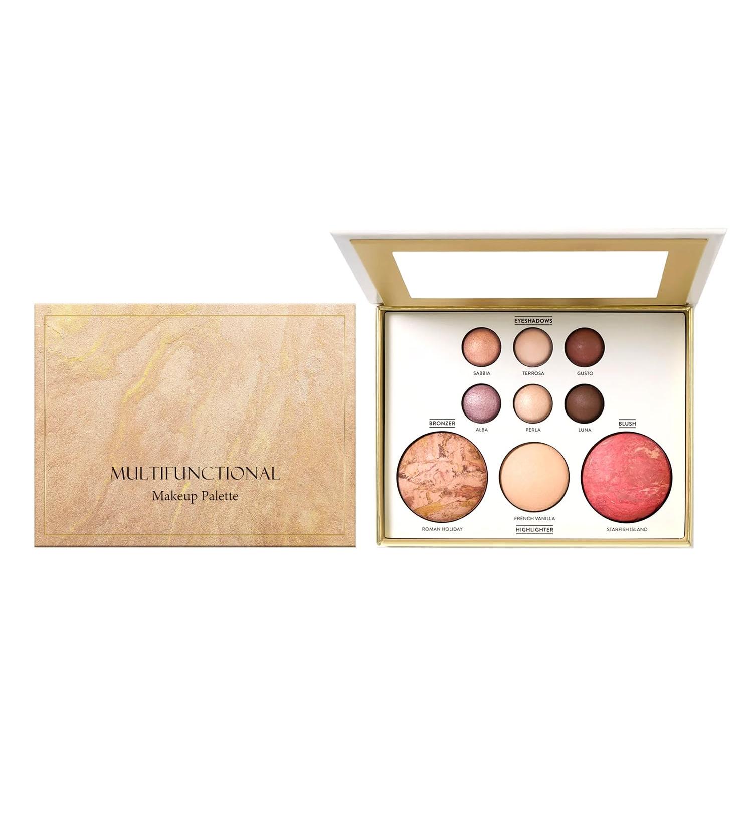 DALE YOU All-in-one 6-in-1 baked makeup palette with bronzer blush and highlighter gift box and travel kit (#1 176 g) - Buy Online on GoSupps.com