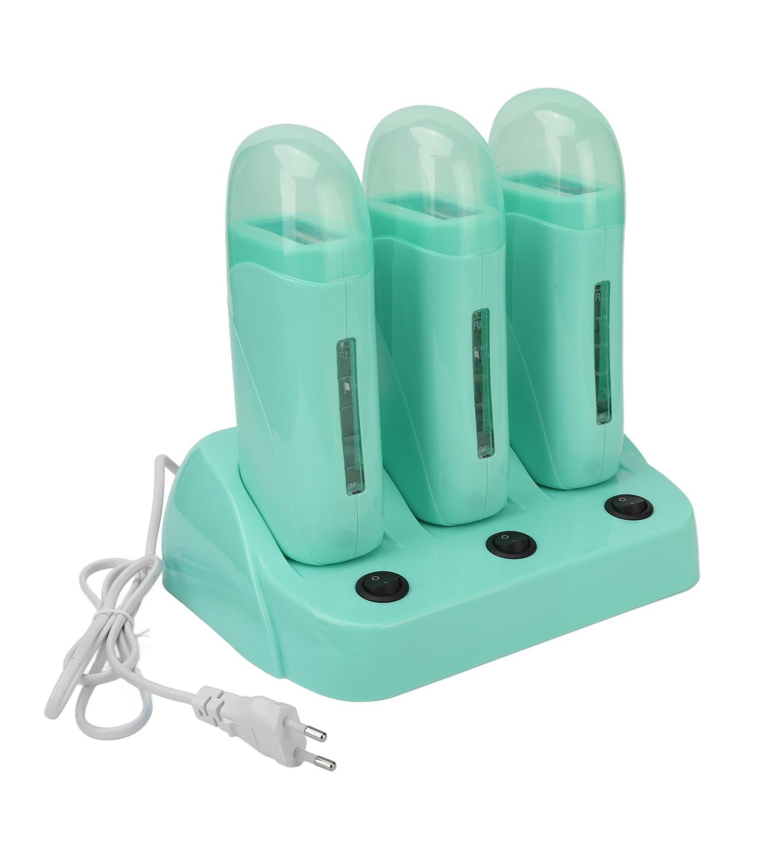 3-Part Depilatory Wax Warmer | 3-in-1 Electrical Wax Warmer for Hair Removal | At-Home Waxing for Women & Men | Perfect for Armpits & Legs - Buy Online on GoSupps.com