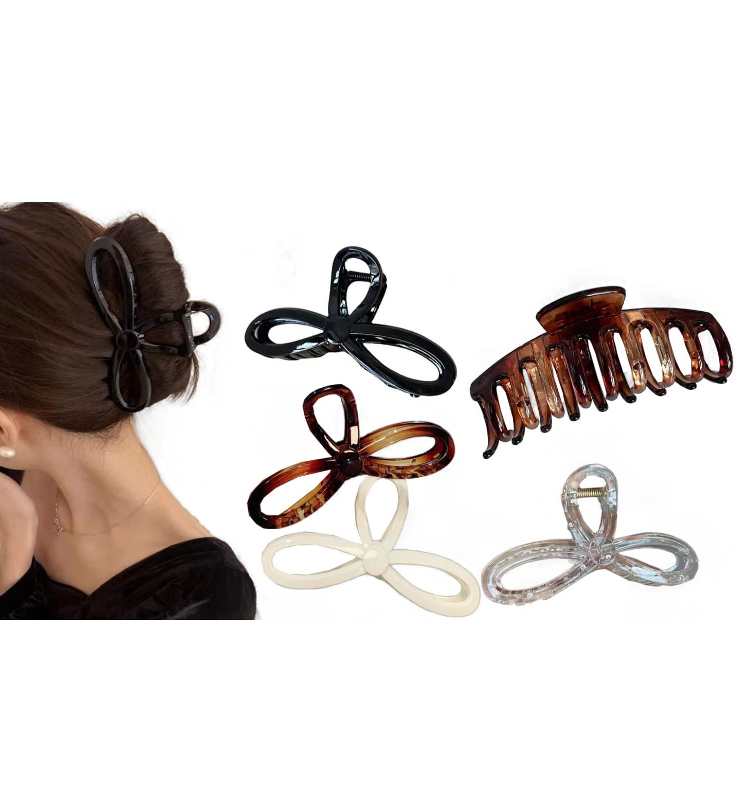 Hair Bobbles Scrunchies for Women Plain Elastic Thick Bands Soft Ropes Ponytail Holder Women's Hair Accessories 4 - Buy Online on GoSupps.com