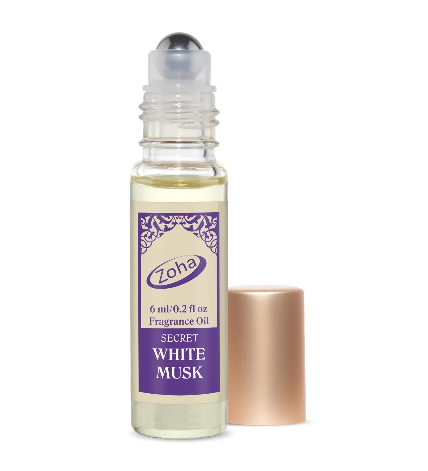 Zoha White Musk Oil Perfume for Women & Men Roll On & Spray Alcohol Free Skin Moisturizing Musk Oil 0.2 Fl Oz (Pack of 1) - Buy Online on GoSupps.com