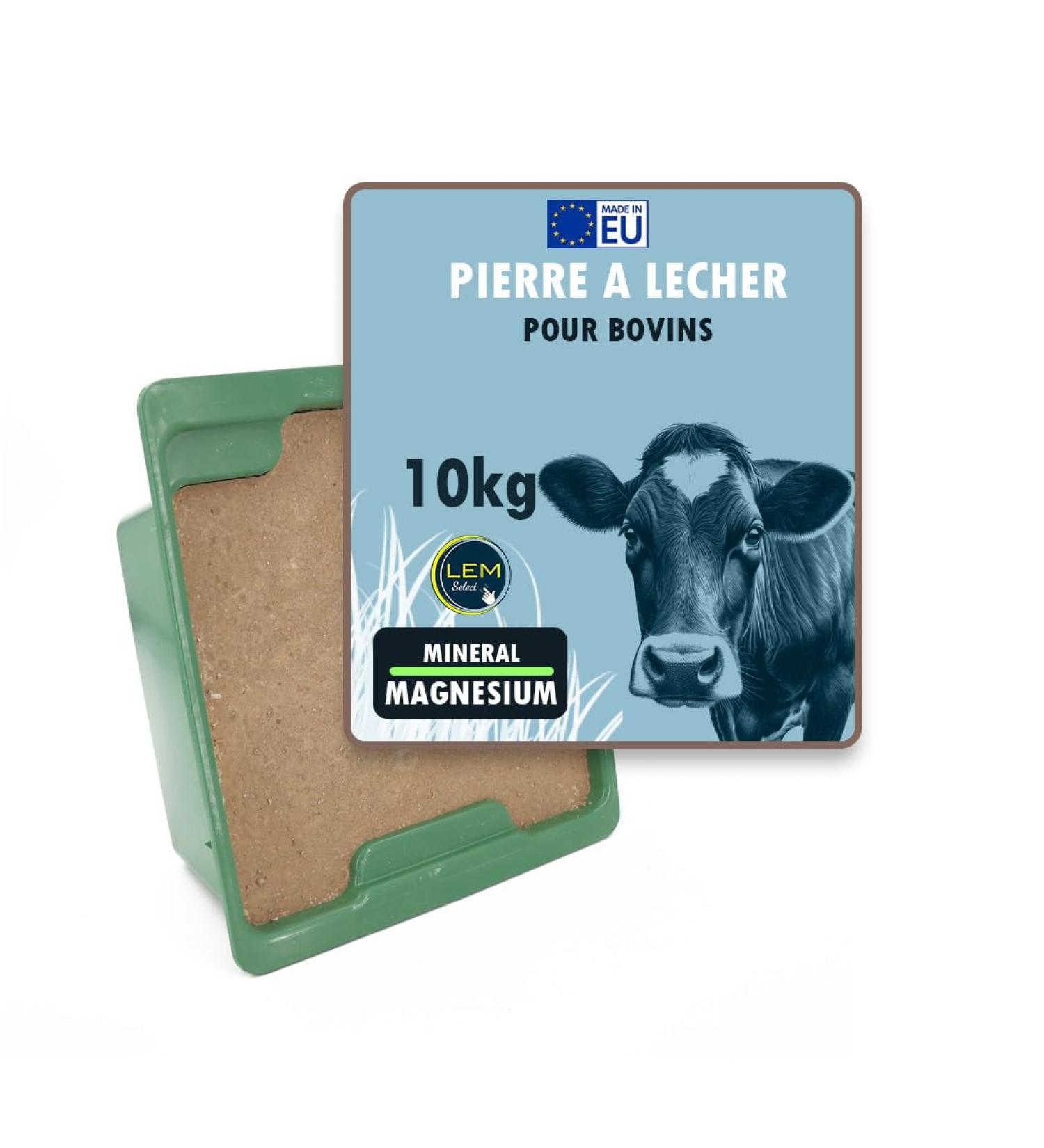 Mineral lick block 10kg Magnesium for cattle