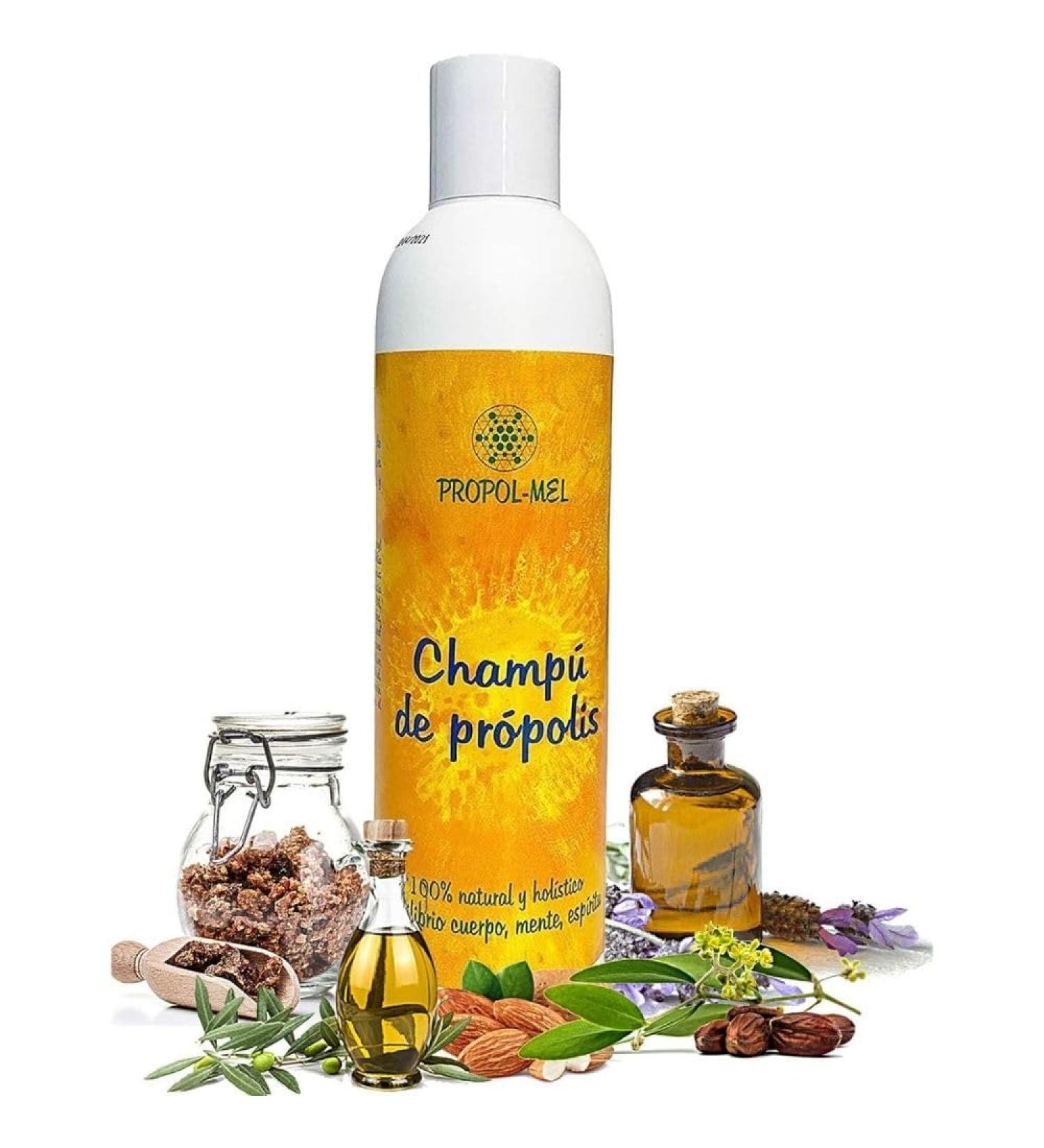 Propol-Mel - Natural Propolis Shampoo 250 ml | Neutral pH | Regenerative and Moisturizing Care | Certified Organic | Made in Spain | Softens Gives Shine and Volume | Protects the Scalp - Buy Online on GoSupps.com