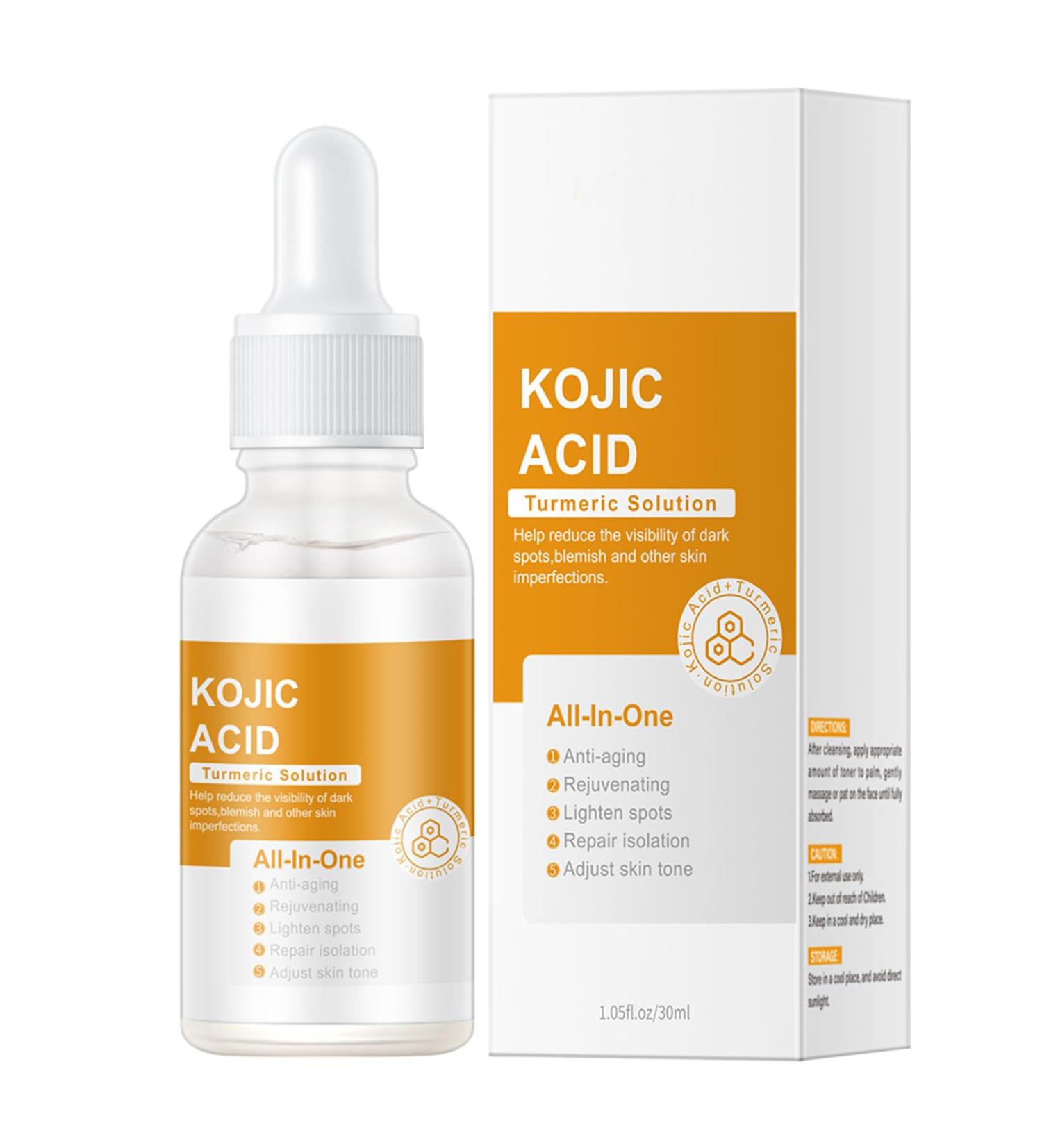  Uzionoie Turmeric Serum For Dark Spot Removal Curcuma Serum Cogic Acid Dark Spots Oil Corrector For Face And Body Natural Nourishing Turmeric Oil Moisturizing Cleanses - Buy Online on GoSupps.com