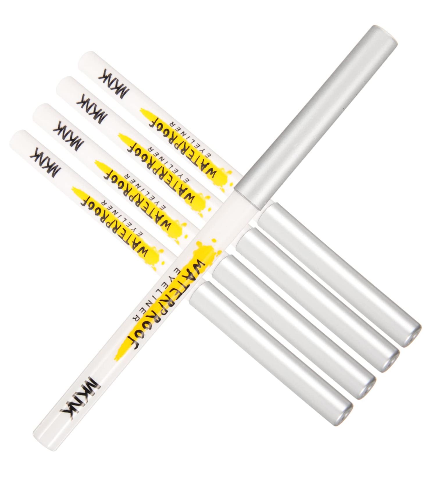 HAPINARY 5pcs White Lying Silkworm Pen White Eyeshadow White Eyeliner Liquid Crayons Abs Cosmetics Matte Girl - Buy Online on GoSupps.com