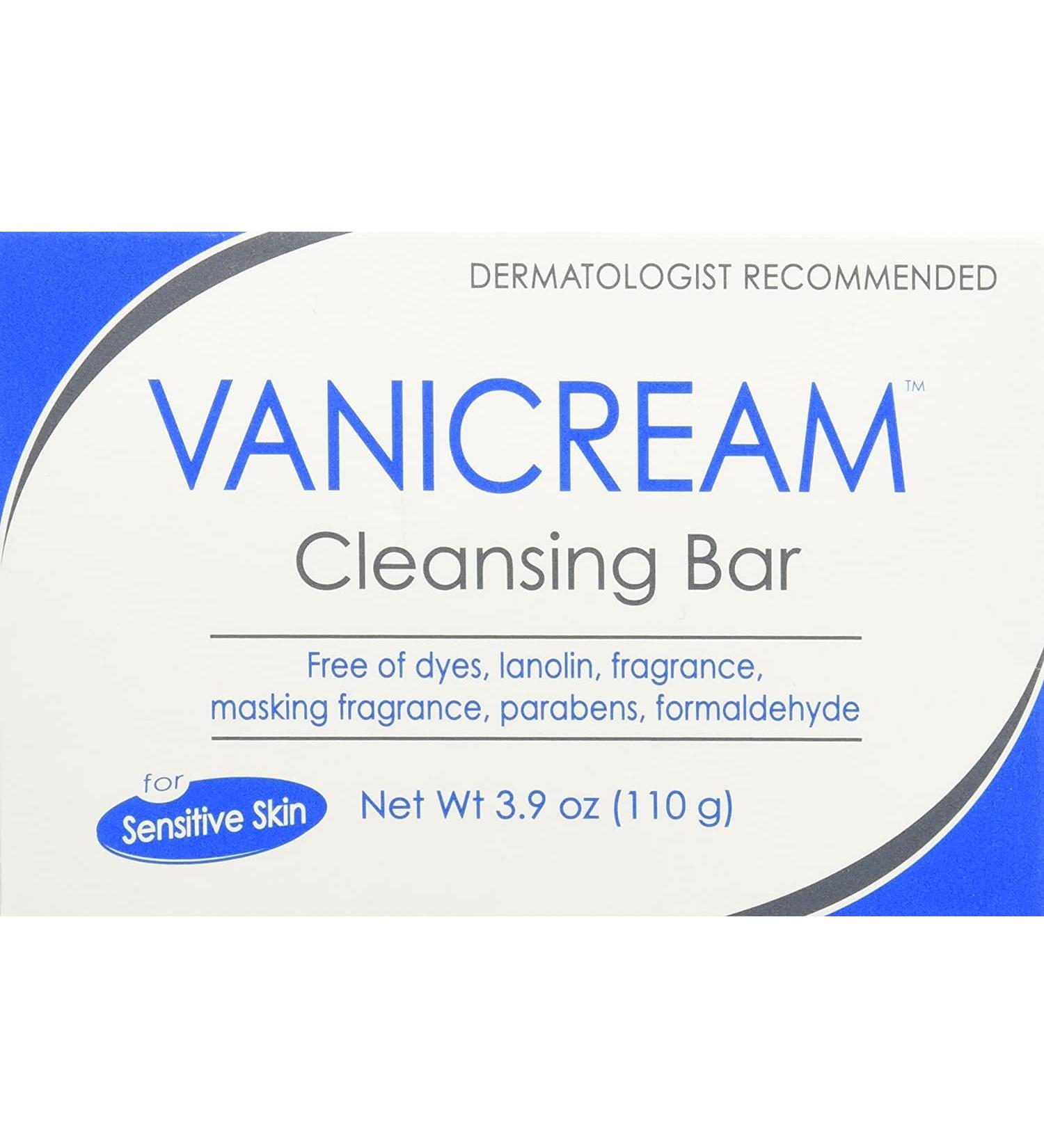 Vanicream Cleansing Bar 3.9 Oz (110 G) Pack of 2 - Gentle Cleansing Bar by Vanicream Fresh - Buy Online on GoSupps.com