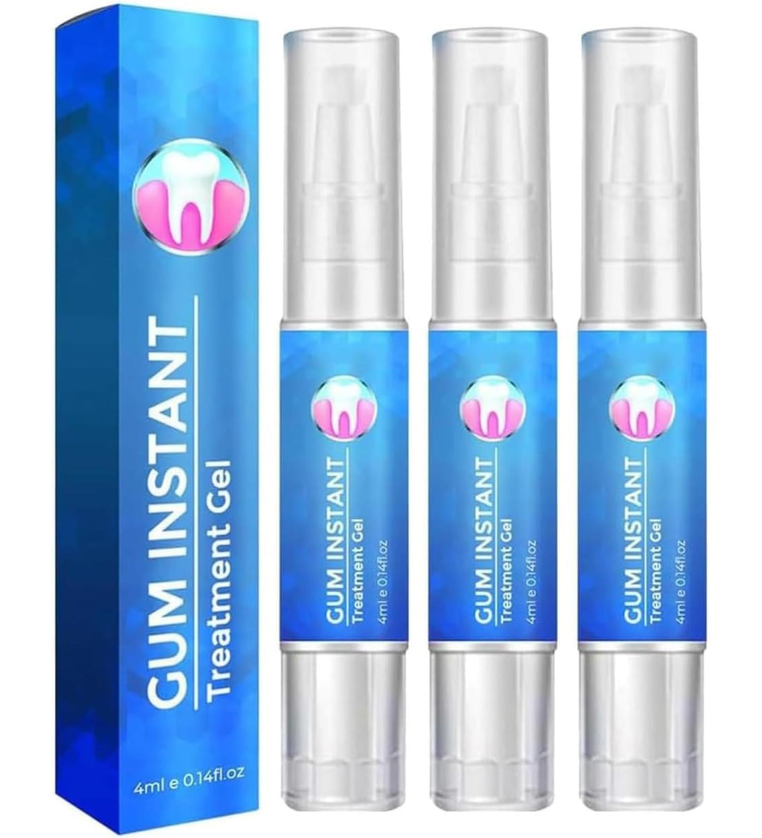 Gum Instant Treatment Gel 2024 New Gum Shield Therapy Gel Gum Therapy Gel Gum Shield Therapy Gel Teeth Whitening Essence Pen Rejuvenate Your Gums - Buy Online on GoSupps.com