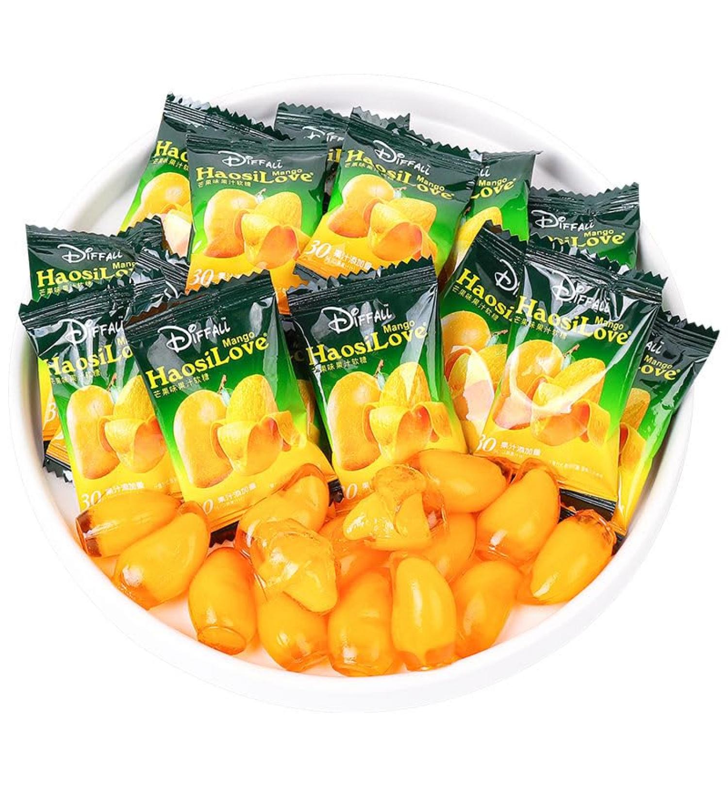 Mango Soft Candy Mango Peelable Candy 50% Juice Content gummy candy Fruit Juice Fudge Peeling Gummy Candy Healthy Desserts Wedding Candies Sweets Instant fruit Snacks Toffee chewing gum (1000g) - Buy Online on GoSupps.com