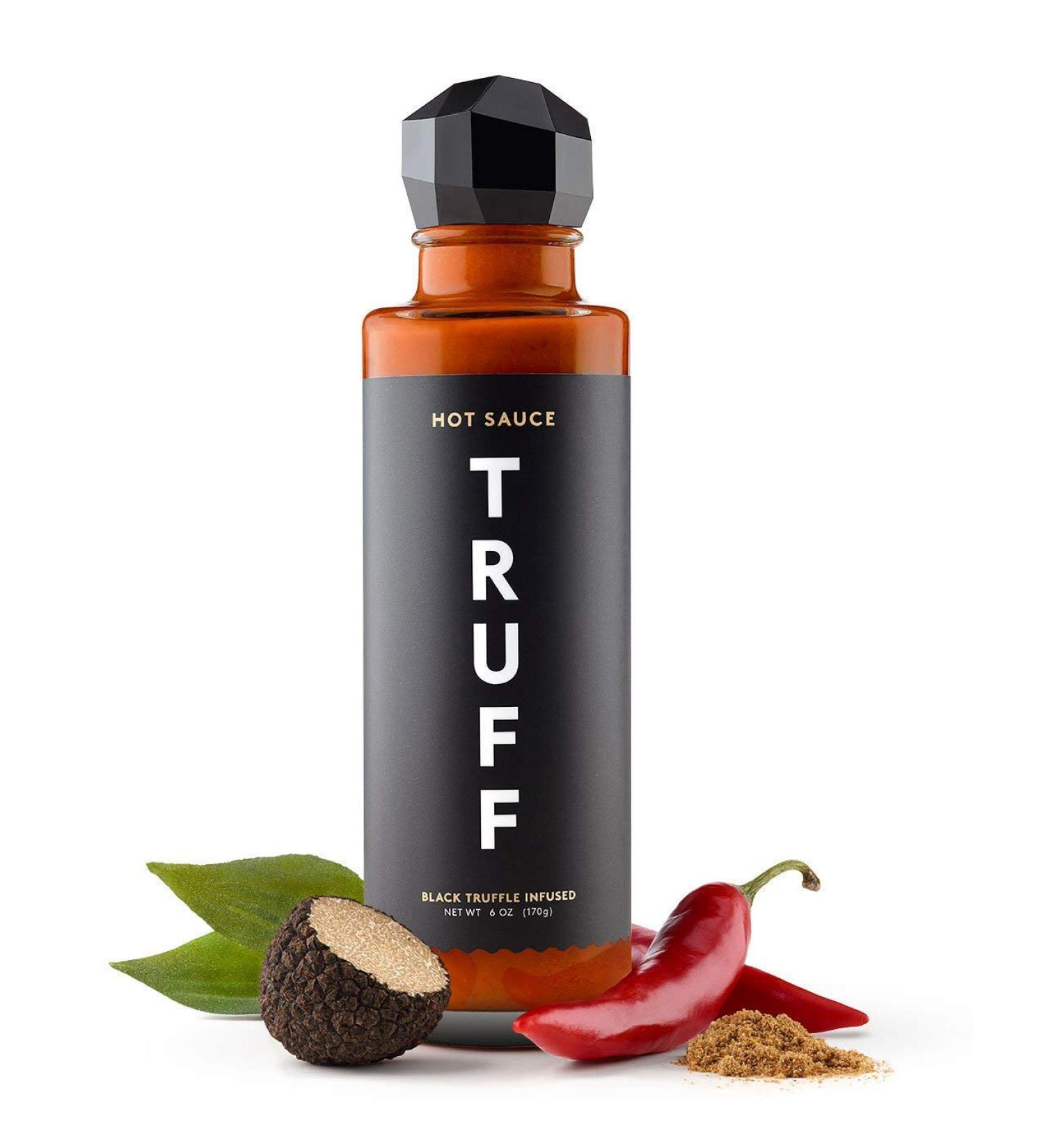TRUFF Original Black Truffle Hot Sauce 6 oz - Gourmet Sauce with Ripe Chili Peppers, Truffle Oil, Organic Agave Nectar - Unique Flavor Experience - Buy Online on GoSupps.com