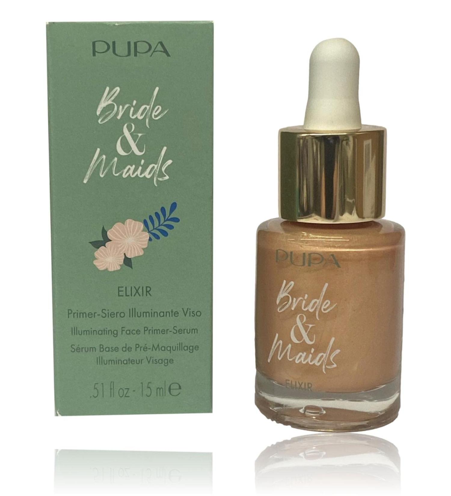 PUPA Milano Bride And Maids Elixir Face Serum - Hydrating Anti-Aging Skin Repair - 001 Elixir Of Happiness - 0.51 Oz - Shop Internationally - Buy Online on GoSupps.com