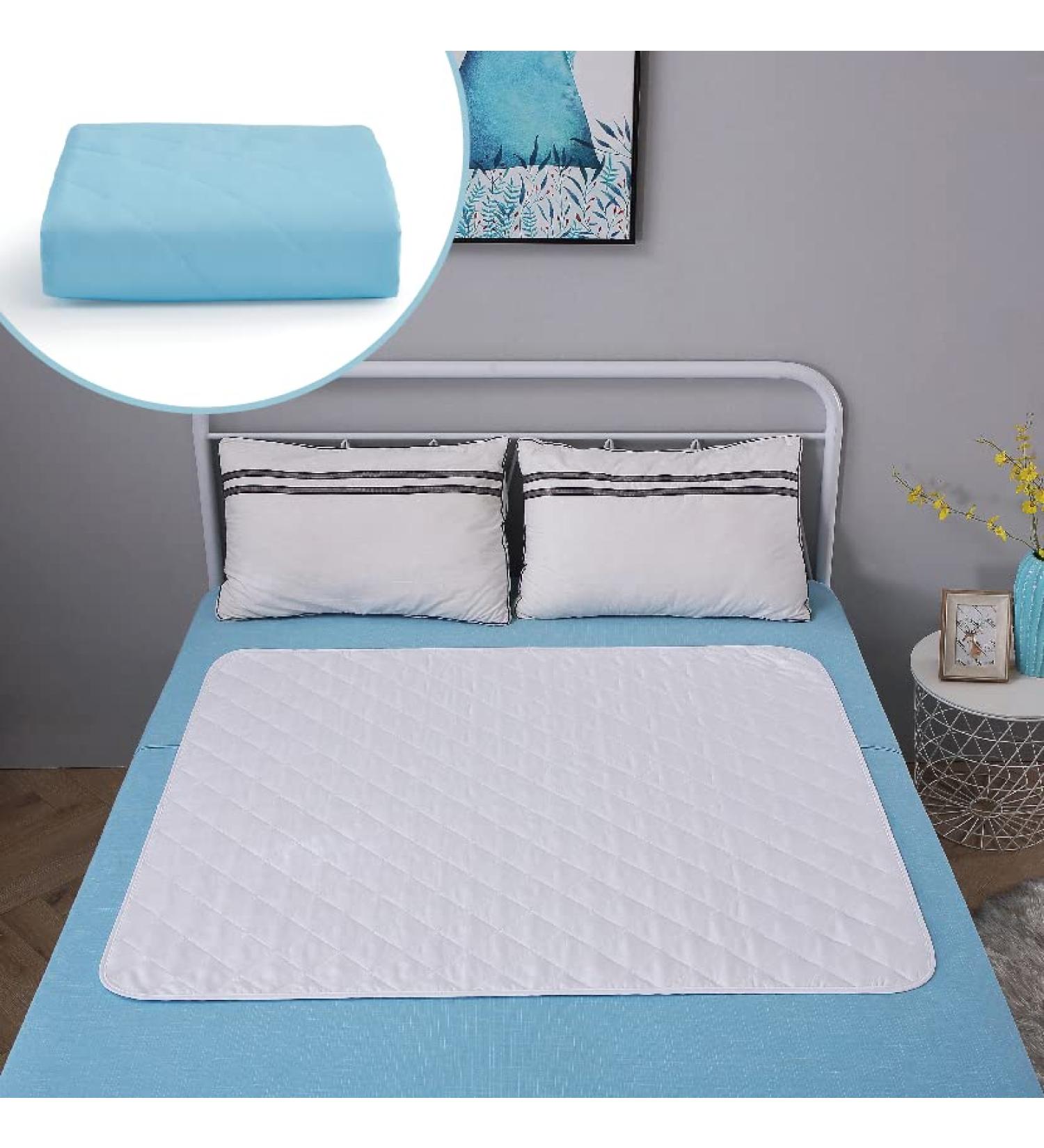 KANECH Bed Pads for Incontinence Washable  44"X52"(Pack of 1)  Heavy Absorbency Reusable Bed Pads Washable Waterproof for Adults  Elderly  and Pets 44x52 Inch (Pack of 1) - Buy Online on GoSupps.com