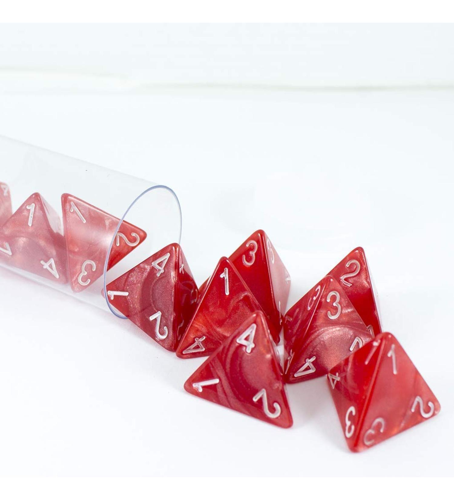 Paladin Roleplaying Red D4 Dice - 10D4 Healing Potion Set - Buy Online on GoSupps.com