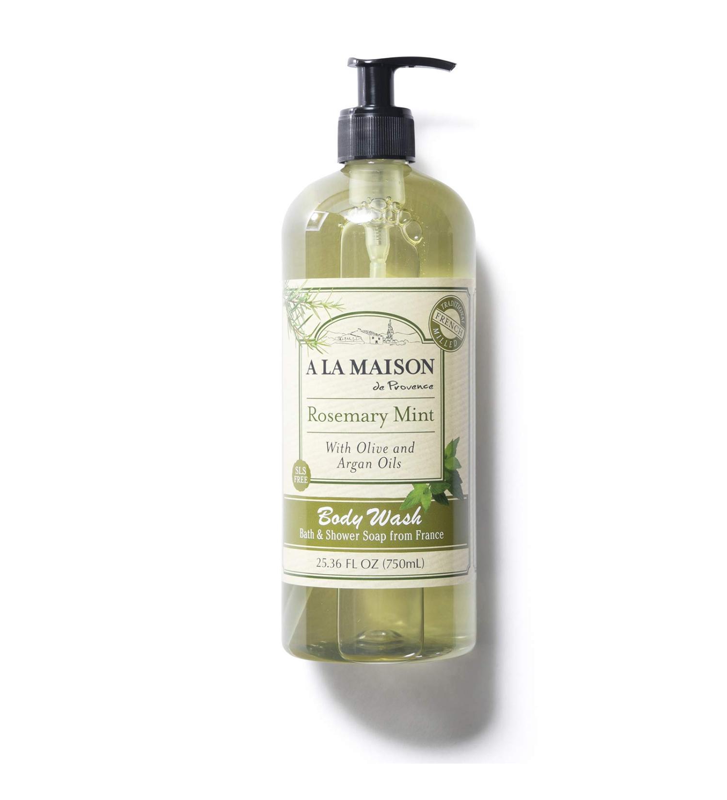 A LA MAISON Rosemary Mint Hydrating Body Wash - Triple French Milled Natural Shower Gel (25.36 oz) | For Women and Men - Buy Online on GoSupps.com