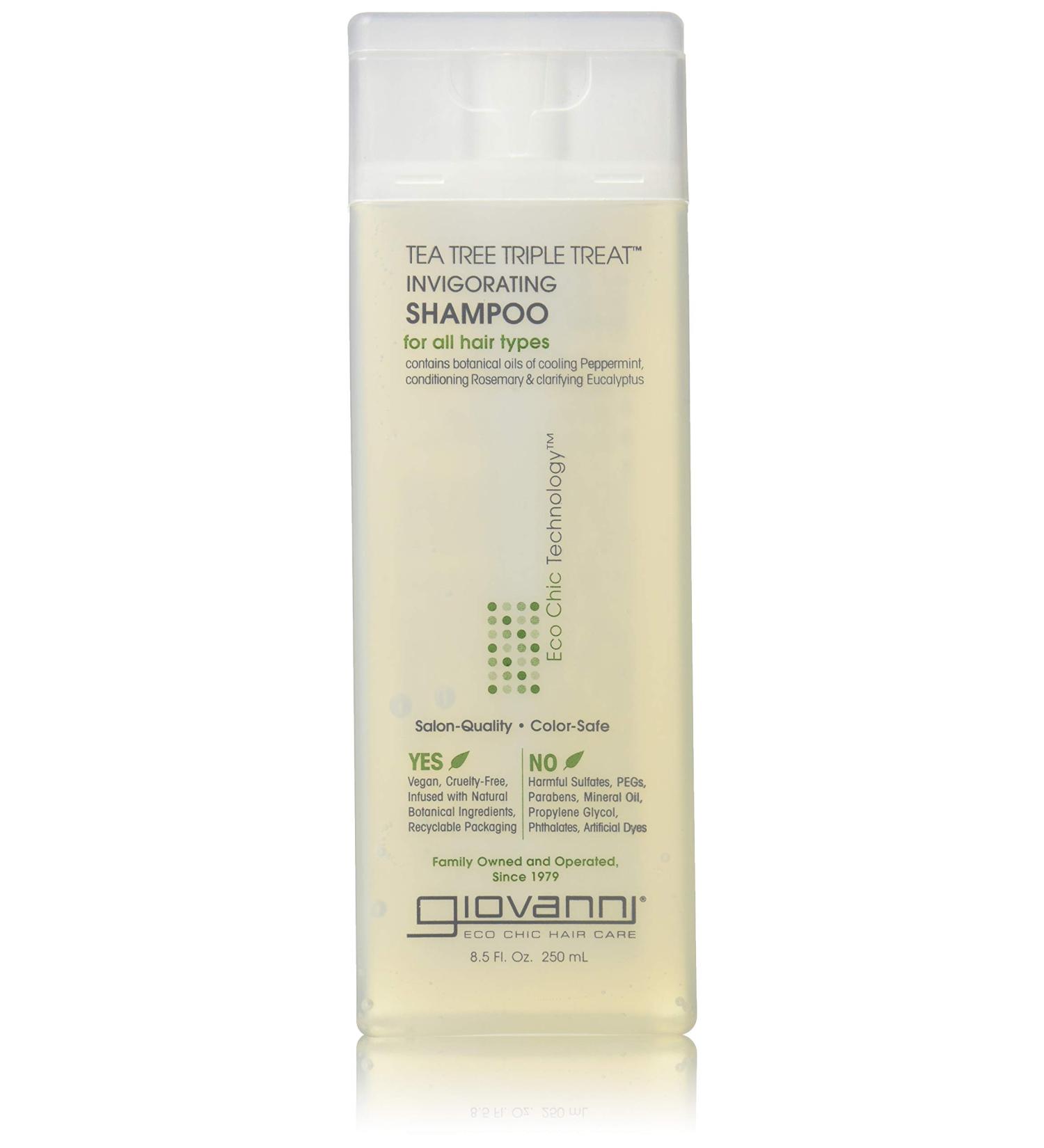 Giovanni Tea Tree Triple Treat Shampoo - 8.5 oz Duo Pack | Best International Shipping - Buy Online on GoSupps.com