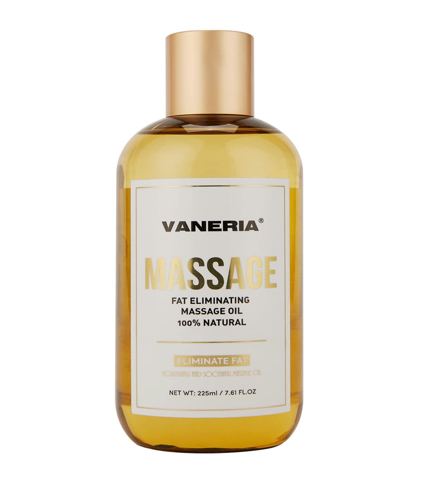 Vaneria Massage Oil 225ml - Muscle Relaxation Joint Pain Relief Improved Circulation & Anti-Cellulite Treatment - Buy Online on GoSupps.com