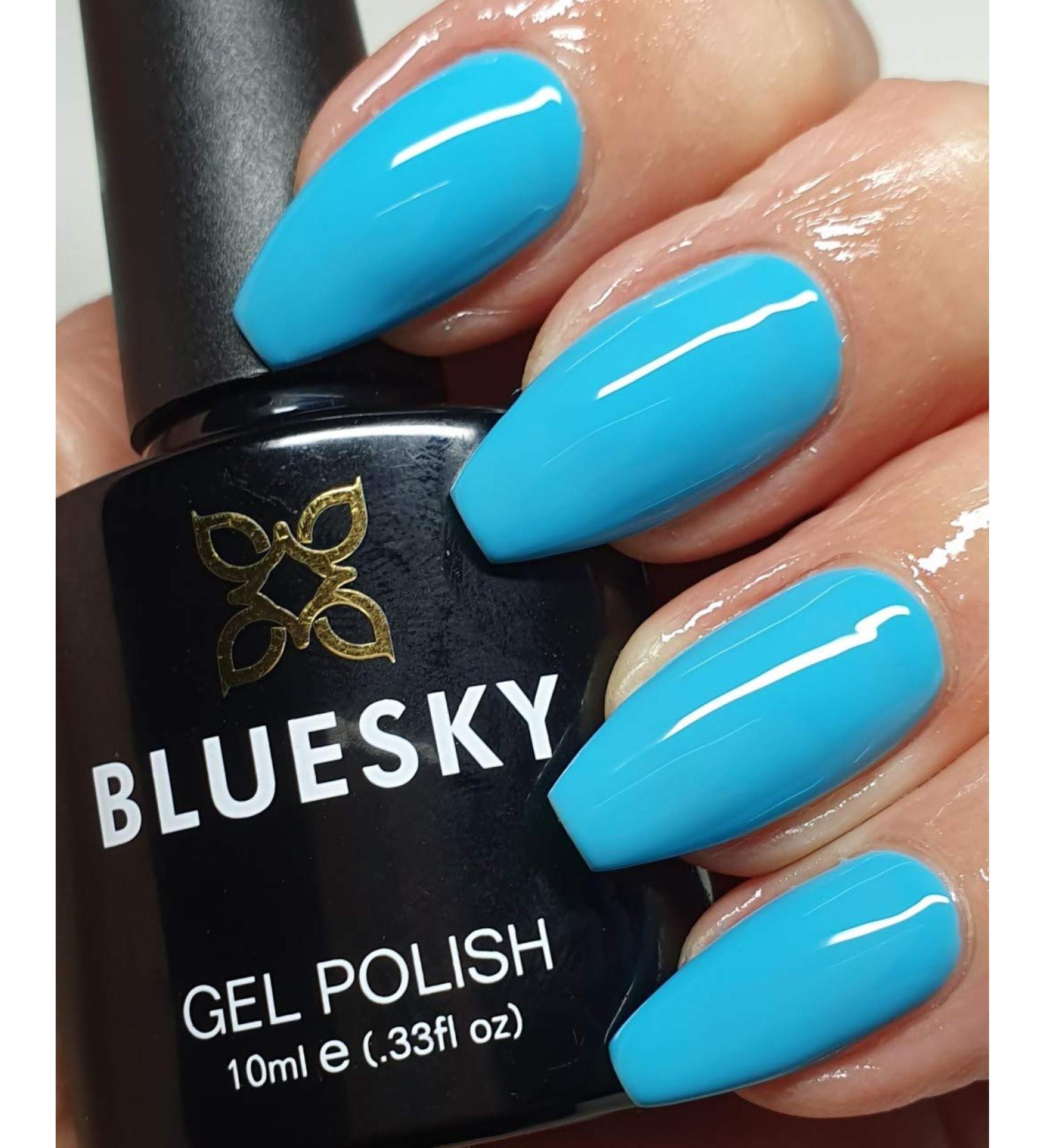 Bluesky GEL POLISH TURQUOISE BLUE OCEAN UV LED Soak Off 10ml A93 - Buy Online on GoSupps.com