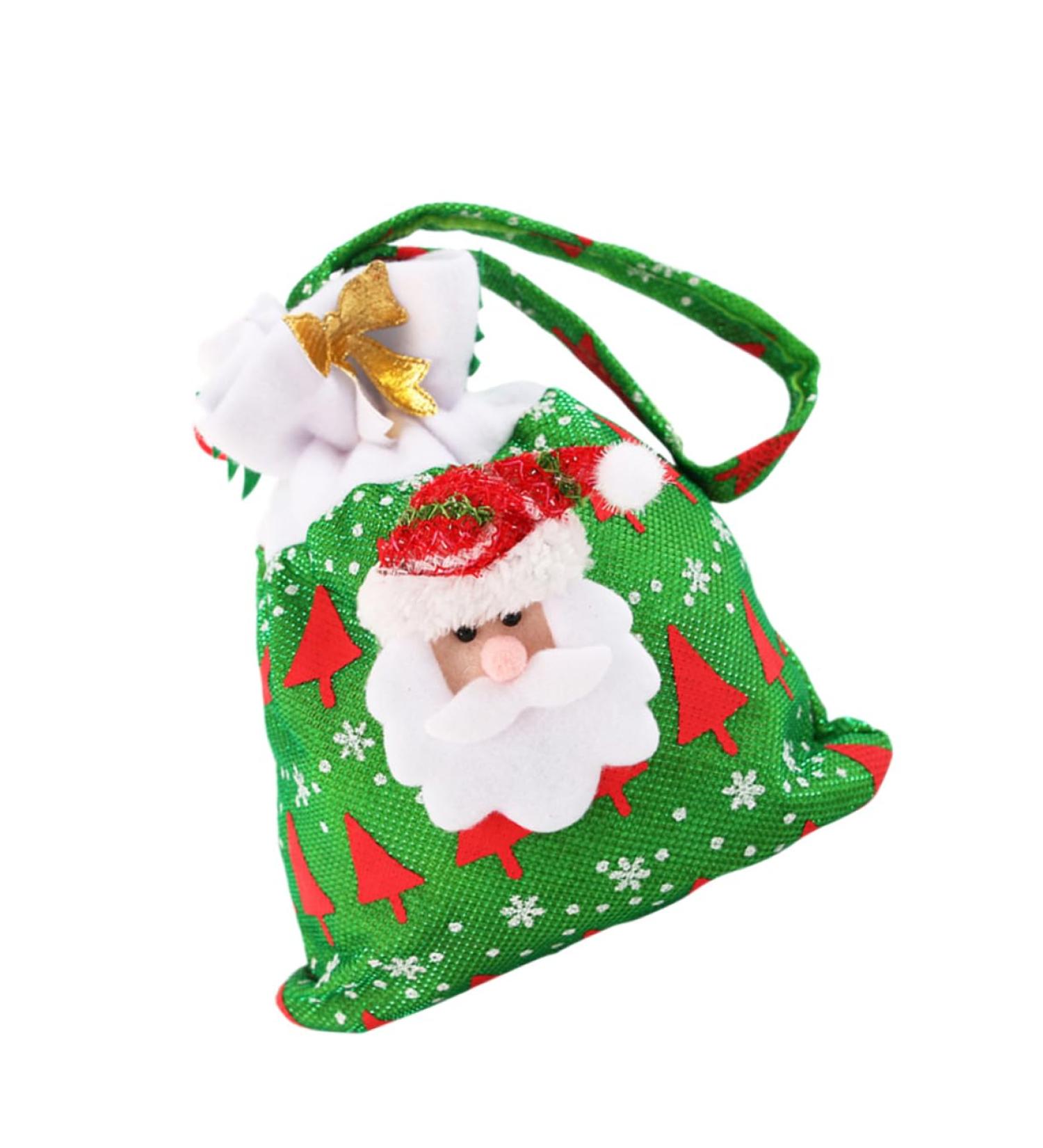 SHOWERORO Candy Bags Candy Bags Christmas Candy Bag Christmas Candy Pouch Bag Decorative Items Santa Present Sack - Buy Online on GoSupps.com