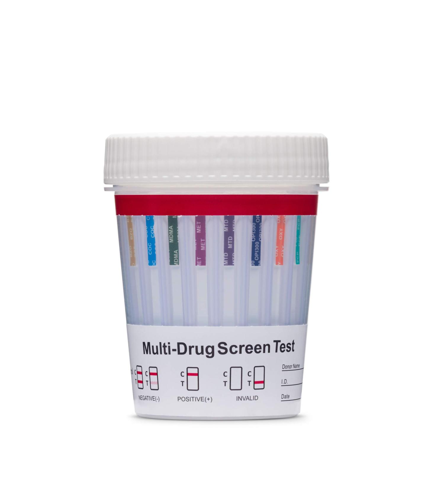 3 Pack DrugExam 12 Panel USA Made Drug Test Cup with Temperature Strip - THC50/AMP500/BAR300 and More - Urine Testing Kit - Buy Online on GoSupps.com