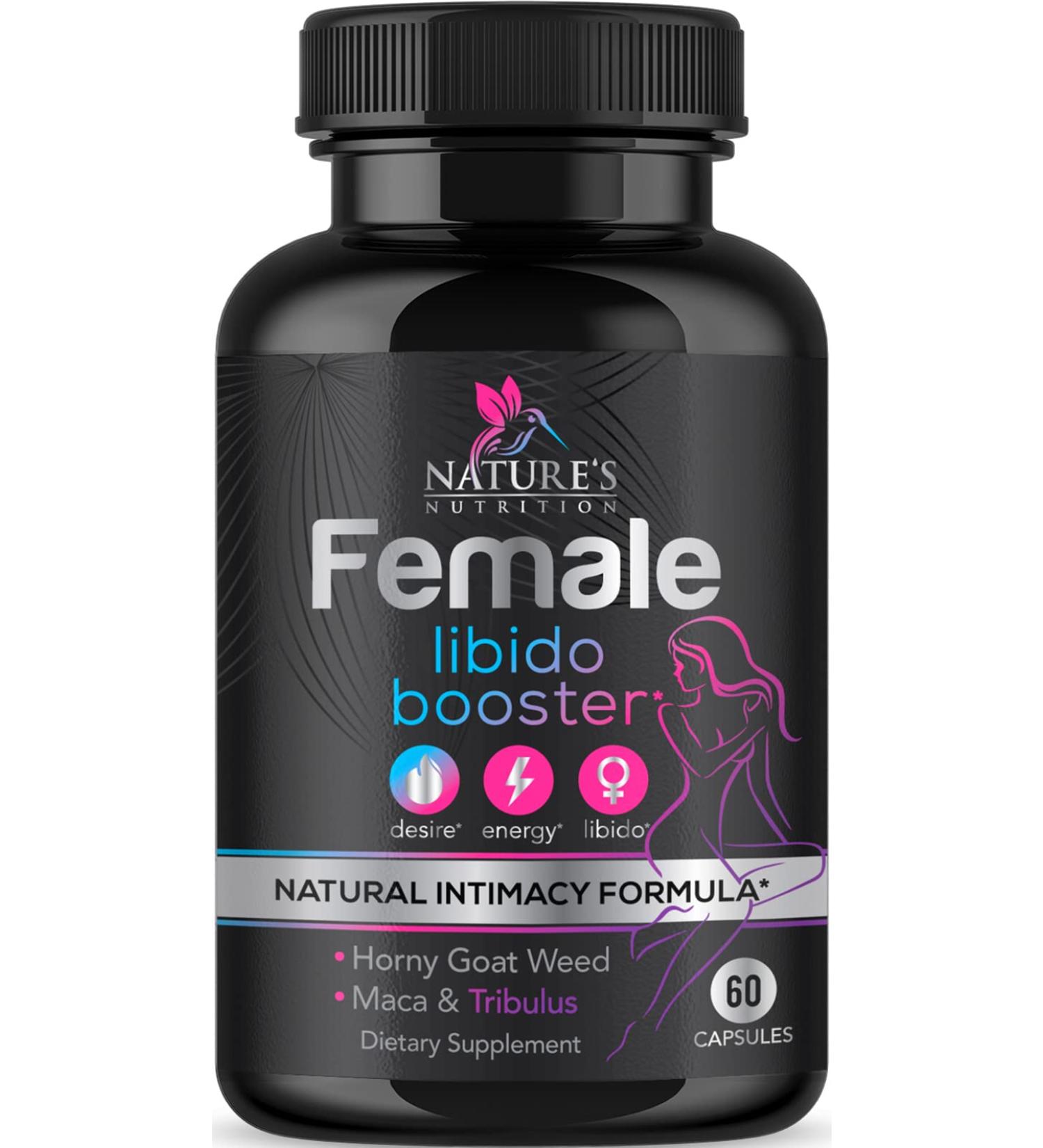 Libido Booster for Women - Female Libido Supplement - Intimacy Vitamins Formula Supports Mood  Energy  Excitement & Desire - Maca Root  Horny Goat Weed  Tribulus Terrestris - 60 Veggie Capsules 60 Count (Pack of 1) - Buy Online on GoSupps.com