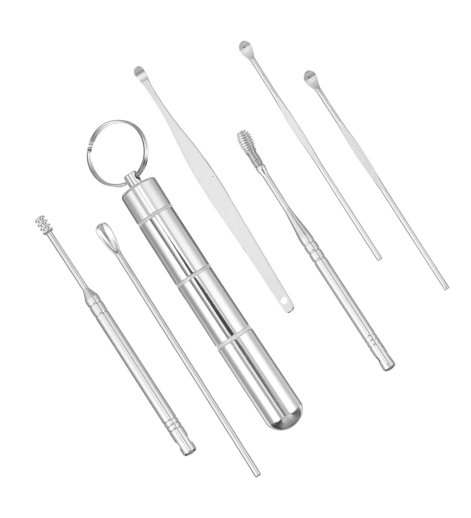 Luxshiny Ear Wax Cleaner Ear Scoop Tools Portable Earwax Removal Kit for Adults Lightweight Convenient Daily Use - Buy Online on GoSupps.com