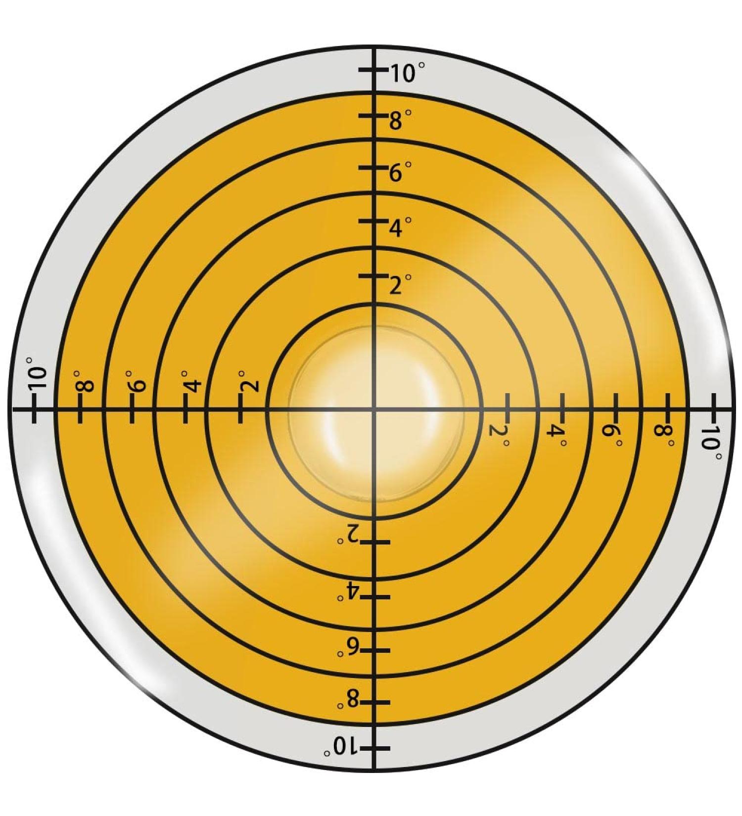 Level Angle High Precision Golf Ball Marker - Green Reader Golf Putting Aid | 1.9 x 0.39 inches, Yellow - Buy Online on GoSupps.com