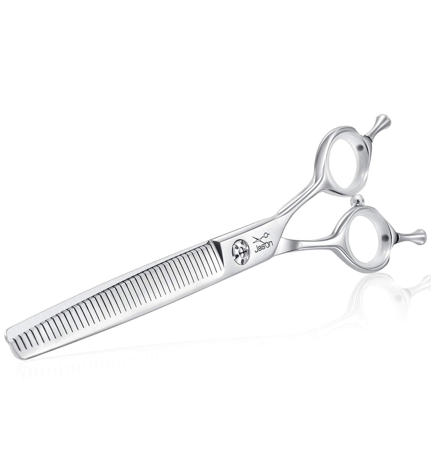 JASON 7 Multipurpose Dog Grooming Scissors - Cutting, Thinning, Blending & Texturizing Shears | JP 440C Japanese Steel - Buy Online on GoSupps.com