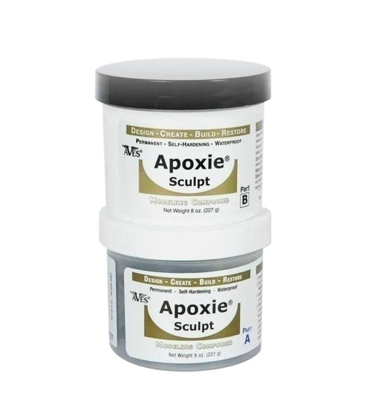 Aves Apoxie Sculpt - 2 Part Modeling Compound (A & B) - 1 Pound, Natural
