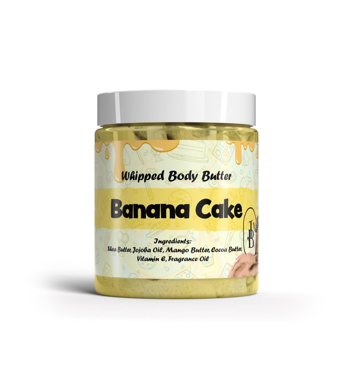 Jersey Botanical - Banana Cake Whipped Body Butter 8oz. With Shea Butter Mango Butter Cocoa Butter Creamy Natural Smooth Long-lasting Intense Moisturizer - Buy Online on GoSupps.com