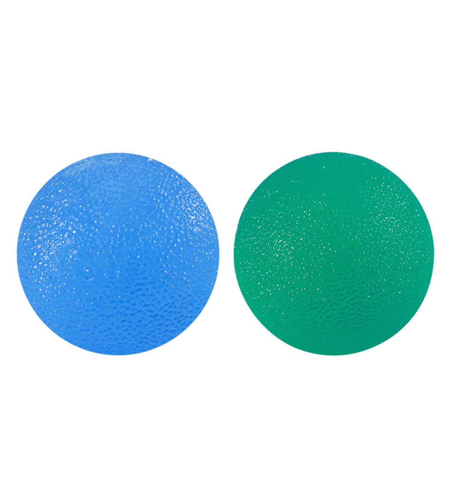 SUPVOX Hand Trainer Grip Balls - 2 Pack Finger Exercise & Massage Balls (Green & Blue) | Enhance Grip Strength & Dexterity | Ideal for Home & Gym Use - Buy Online on GoSupps.com