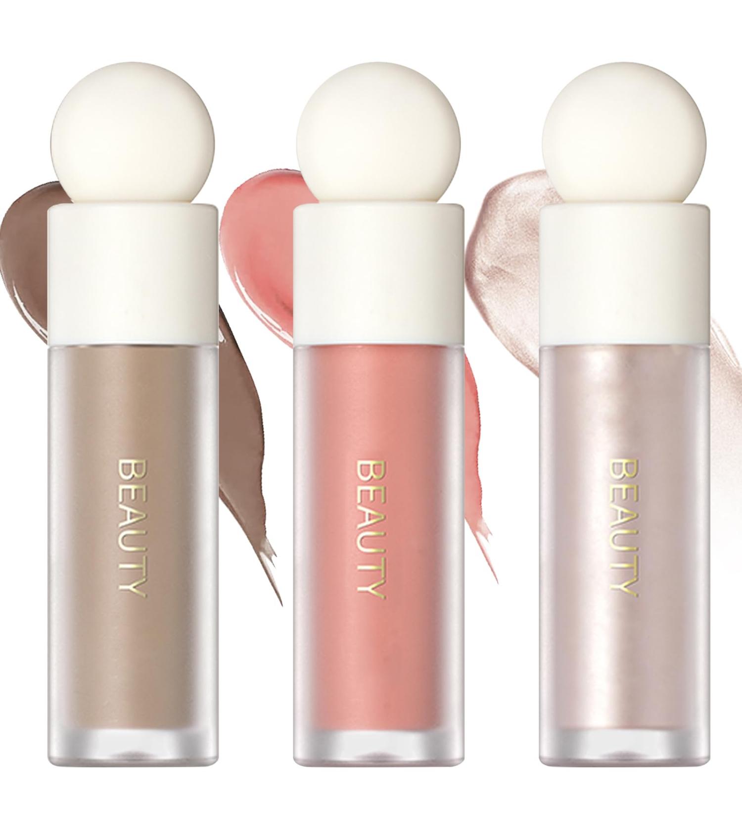 Erinde Liquid Highlighter Makeup Stick - Natural Glossy Finish Lightweight & Blendable Cruelty-Free Face Illuminator (1 Piece) - Buy Online on GoSupps.com