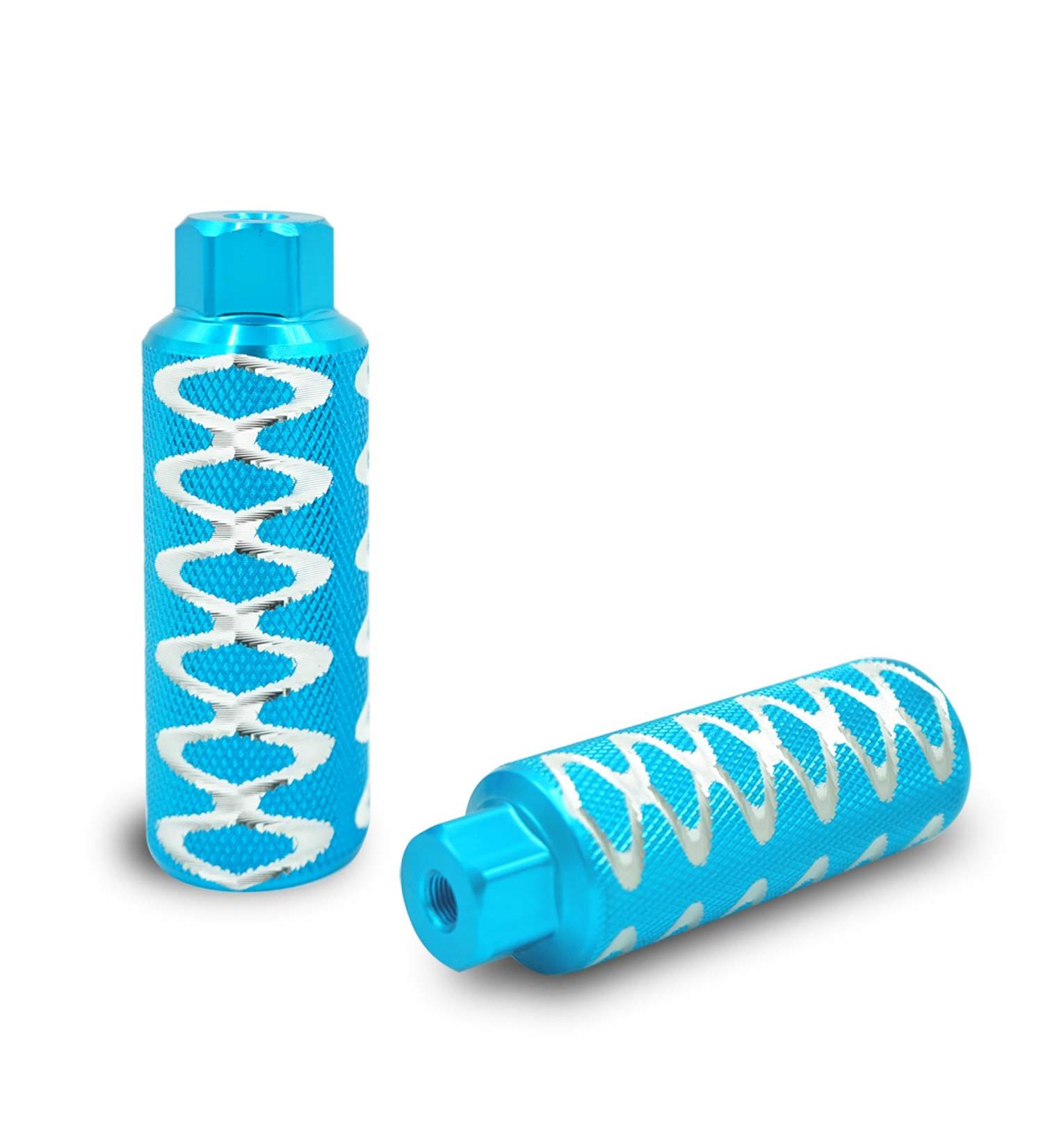 Vansa Aluminum Alloy 3/8 - 26T Bike Pegs, Blue - Adult Mountain Bike BMX Equipment - Buy Online on GoSupps.com