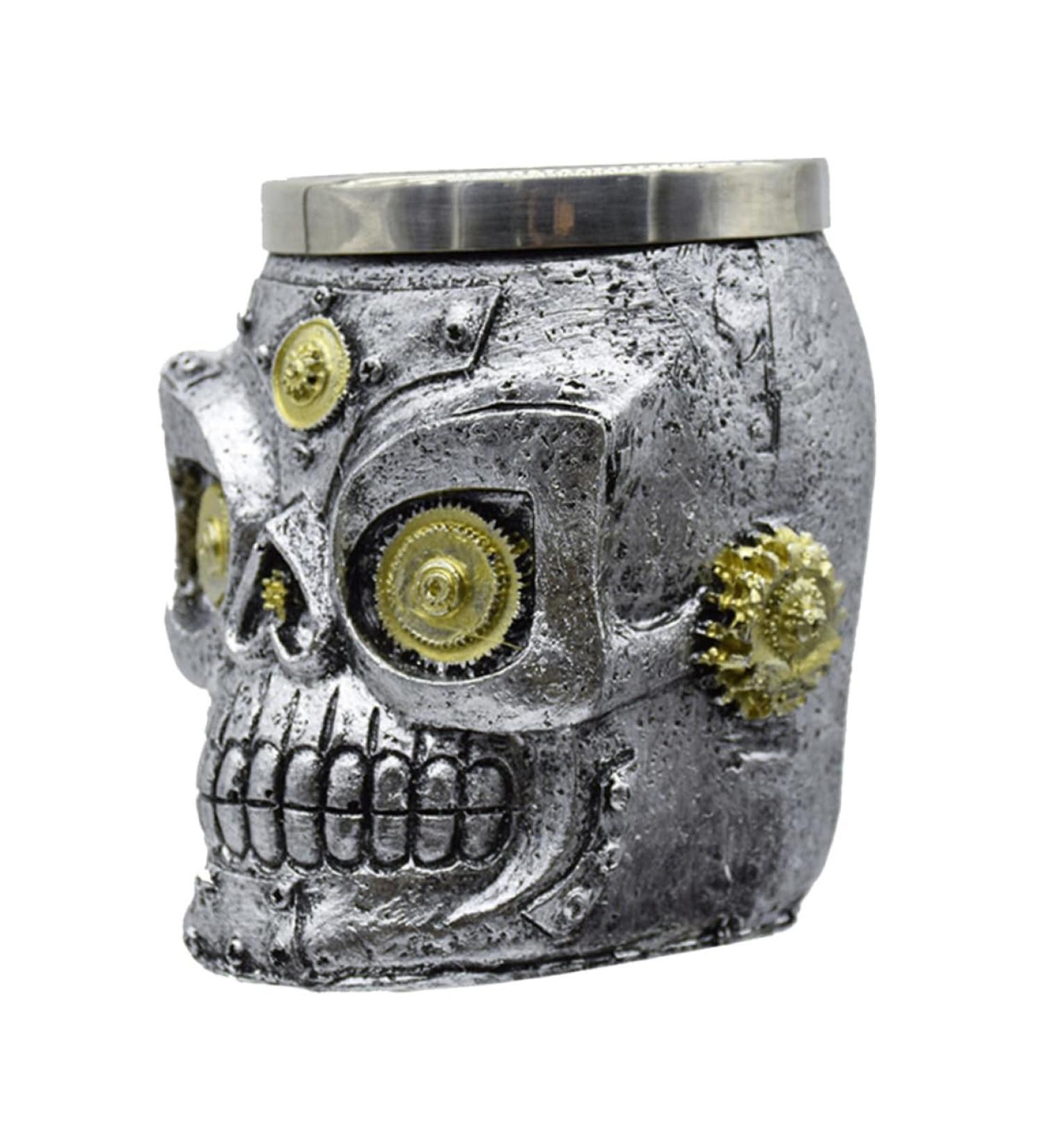 1 Piece Mechanical Skull Hairdressing Holder Hairdressing Tool Storage Stand for Hairdressing Combs Desk Accessories Key Ring Organiser Resin - Buy Online on GoSupps.com