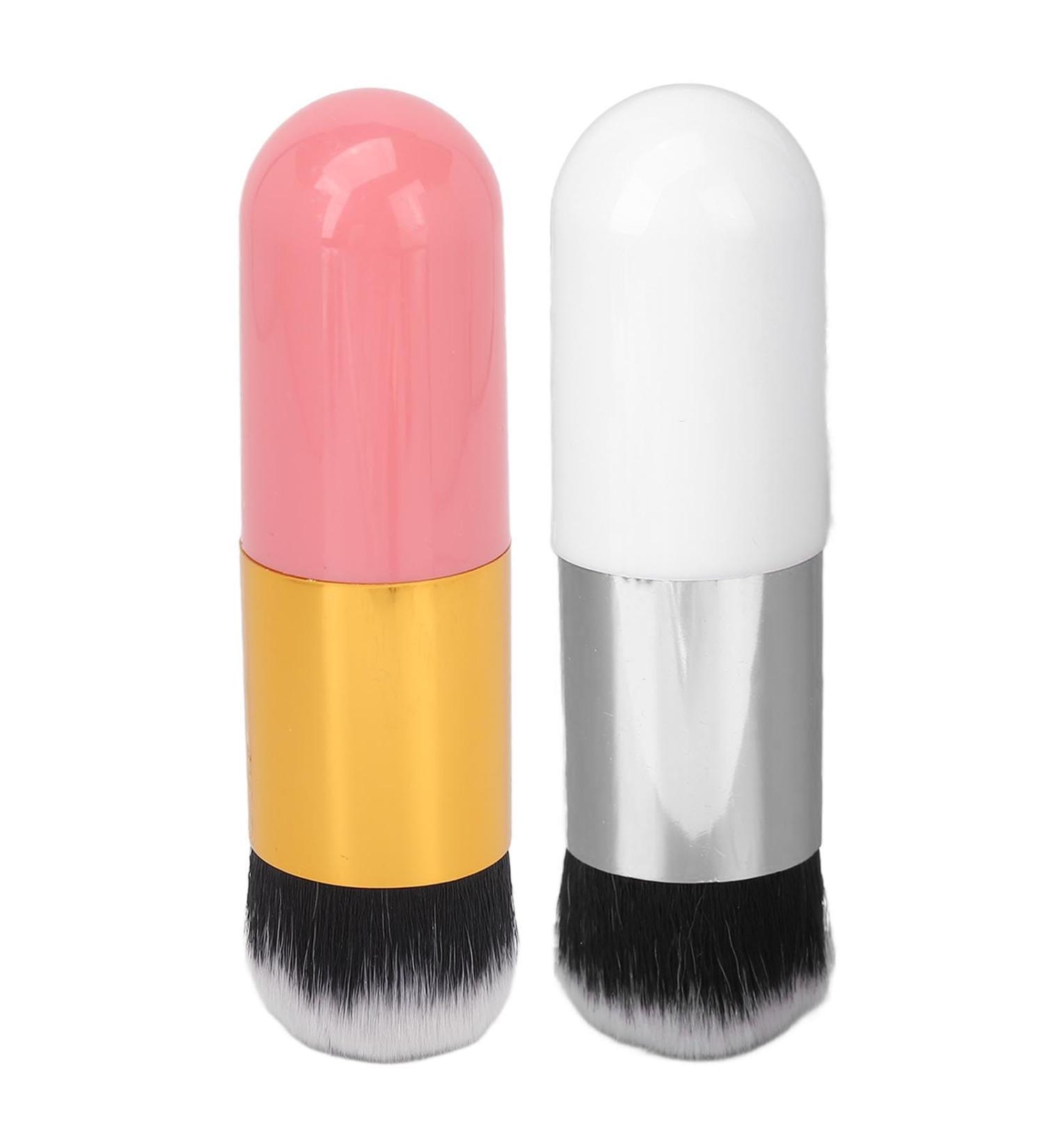 Portable Makeup Foundation Brush | Comfortable Travel Cosmetic Brush for Flawless Skin - Buy Online on GoSupps.com