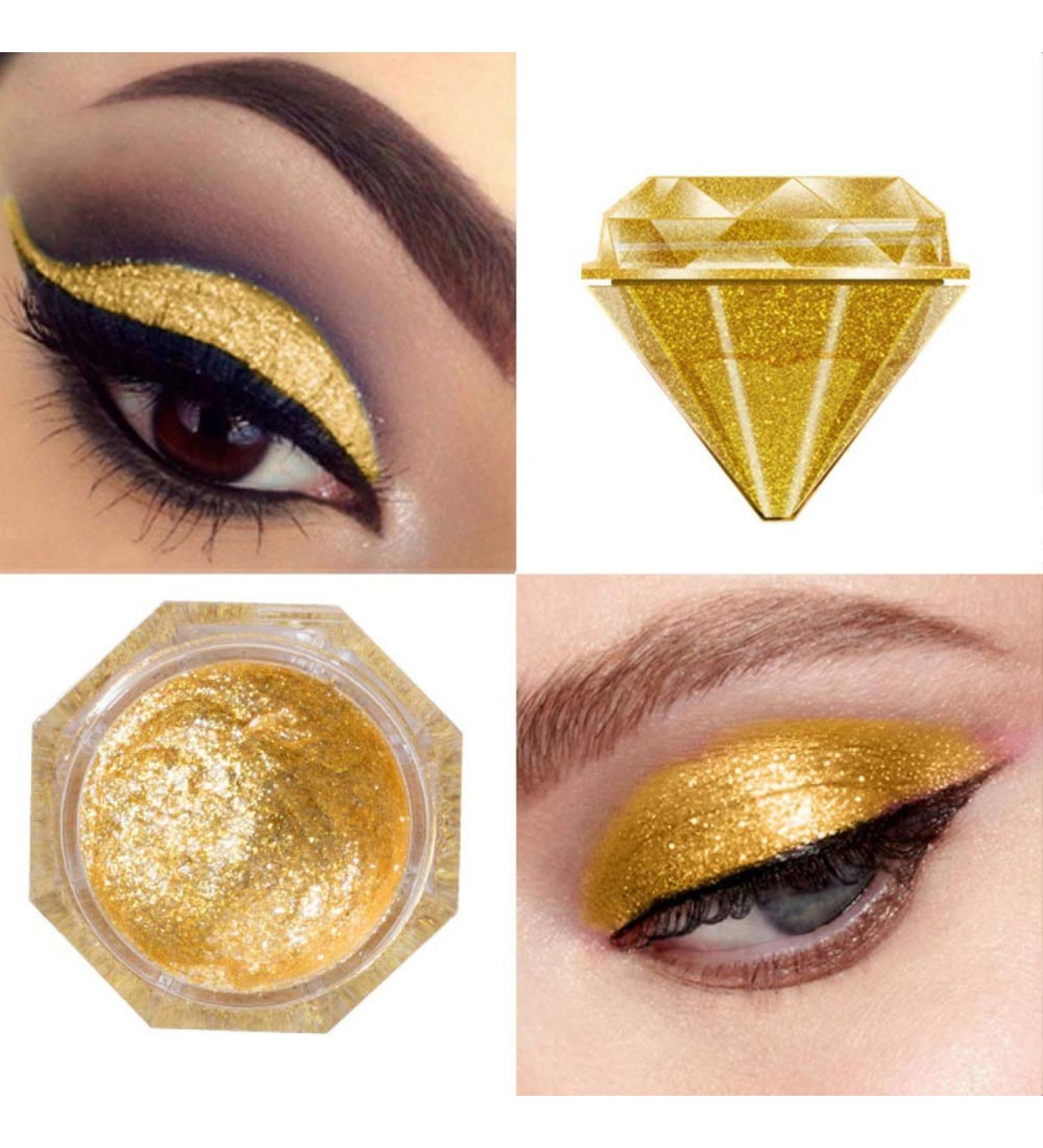 Buy Glitter & Glow Liquid Eyeshadow | Metallic Waterproof 6 Colors - A5 - Buy Online on GoSupps.com
