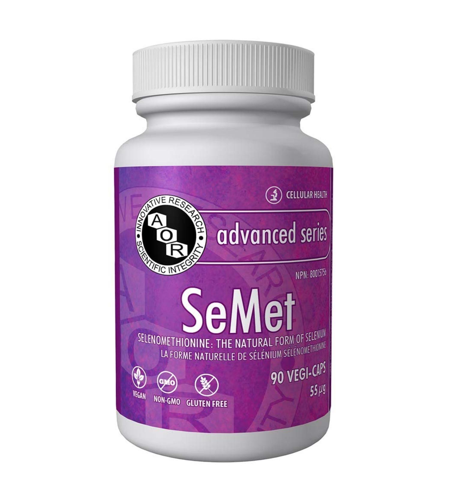 AOR SeMet 90 Capsules - A superior form of Selenium