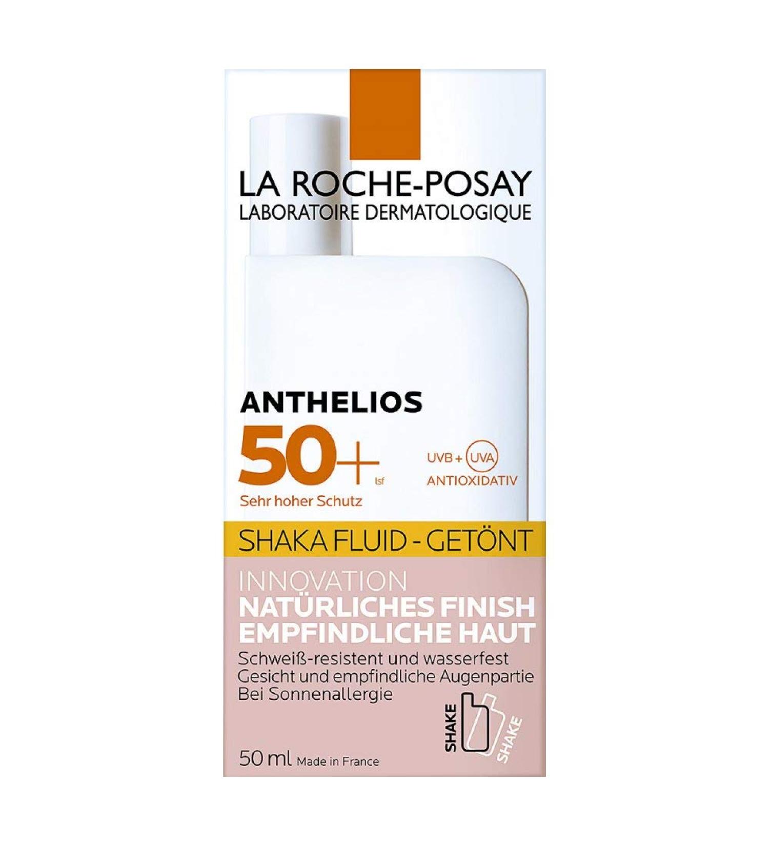 Roche-Posay Anthelios Invisible Fluid SPF 50+ Tinted - 50 ml | Best Sunscreen for Sensitive Skin | Buy Internationally - Buy Online on GoSupps.com