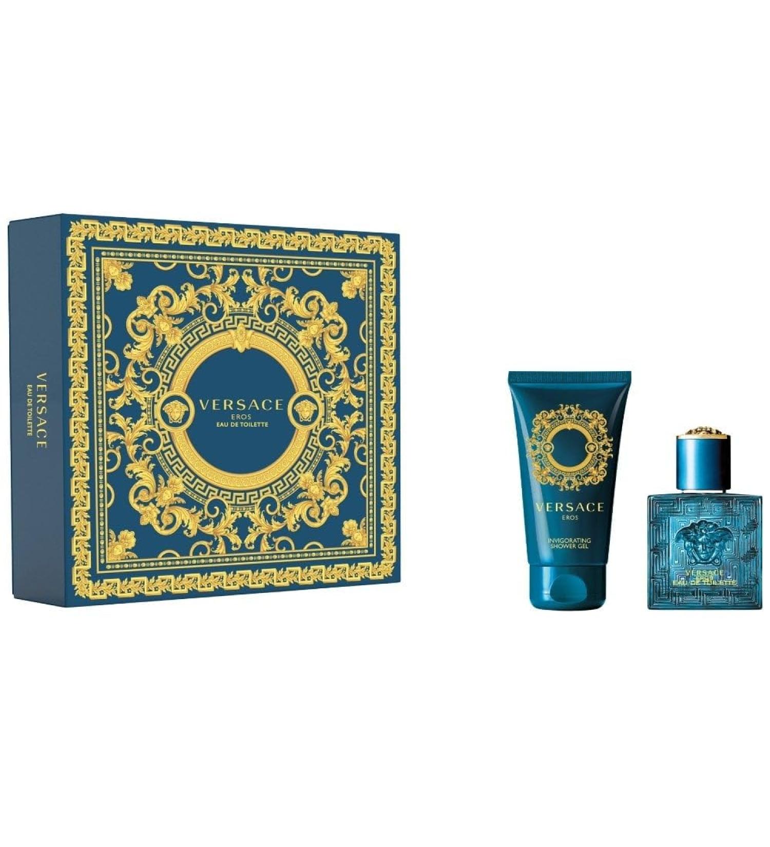 Versace Eros Gift Set (Eau de Toilette 1 Fl. Oz + Shower Gel 1.7 Fl. Oz)