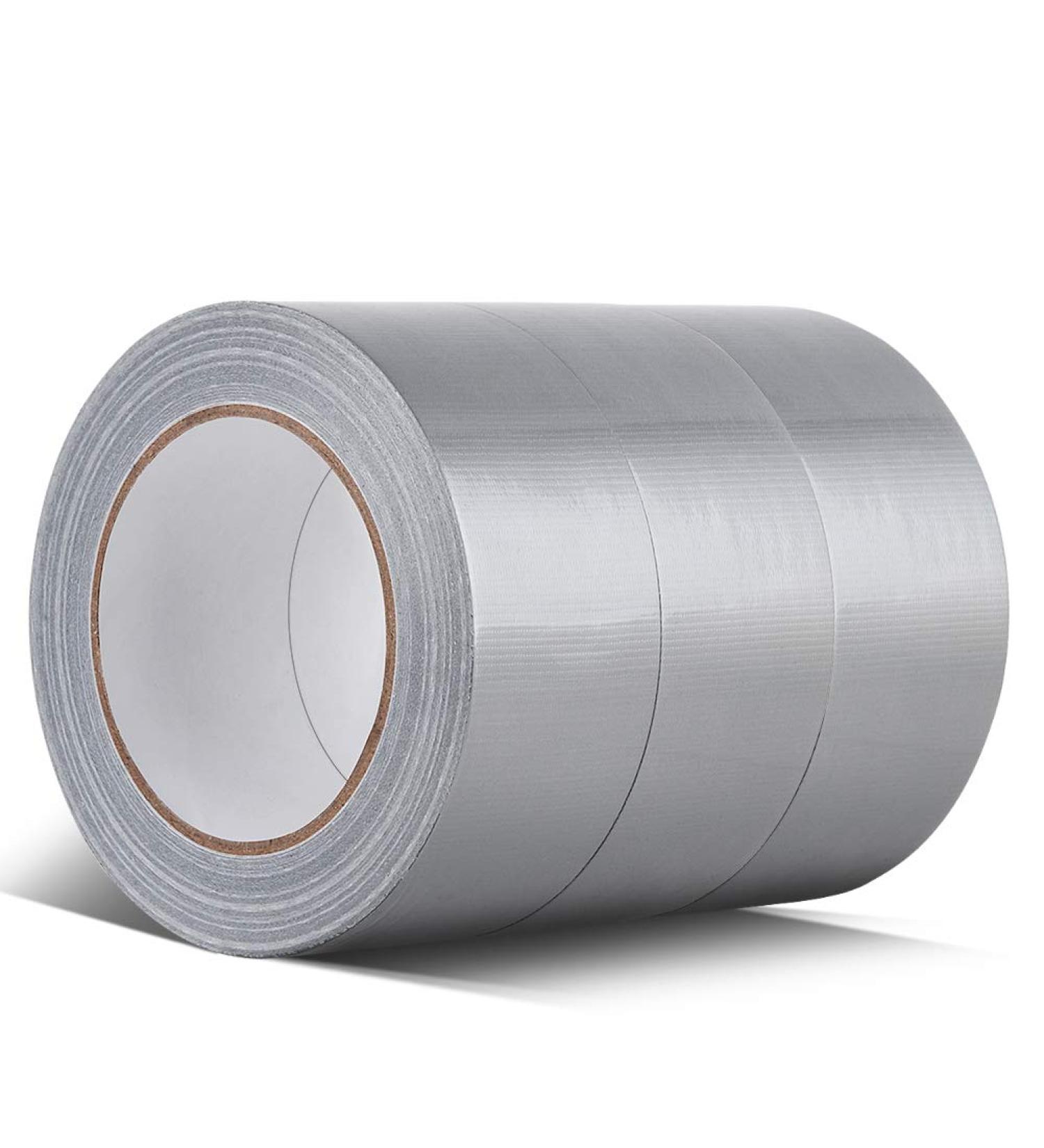 Heavy Duty Silver Duct Tape  Professional Grade Multi-Use Duct Tape  48mm x 32m (1.88 inches x 35 Yards)  8.27 mil Thickness  Silver  3 Rolls 1.88 inches x 35 yards Silver 3 - Buy Online on GoSupps.com