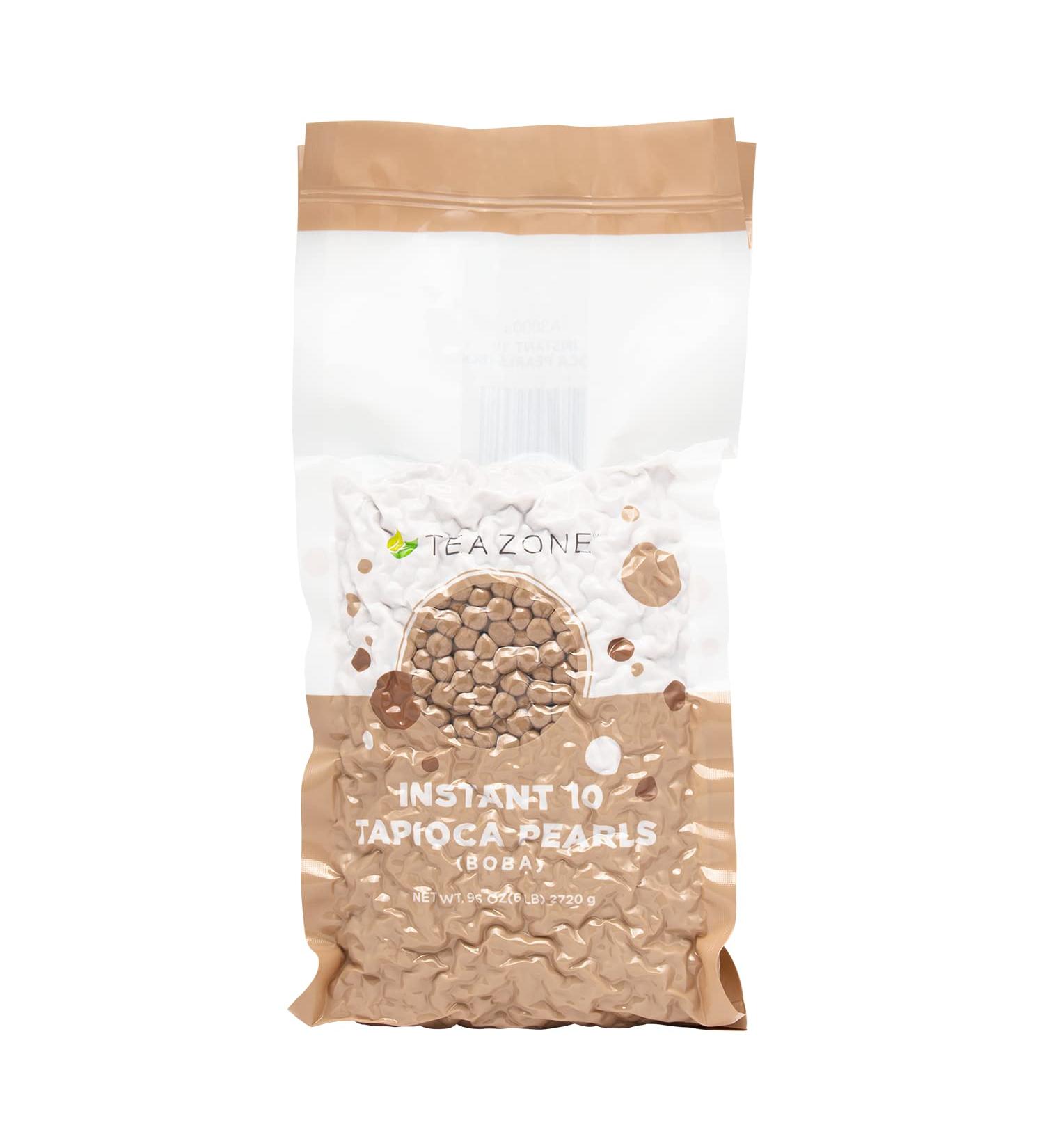 Tea Zone Instant 10 Tapioca Pearls (Boba) - 10 Bag Pack - Buy Online on GoSupps.com
